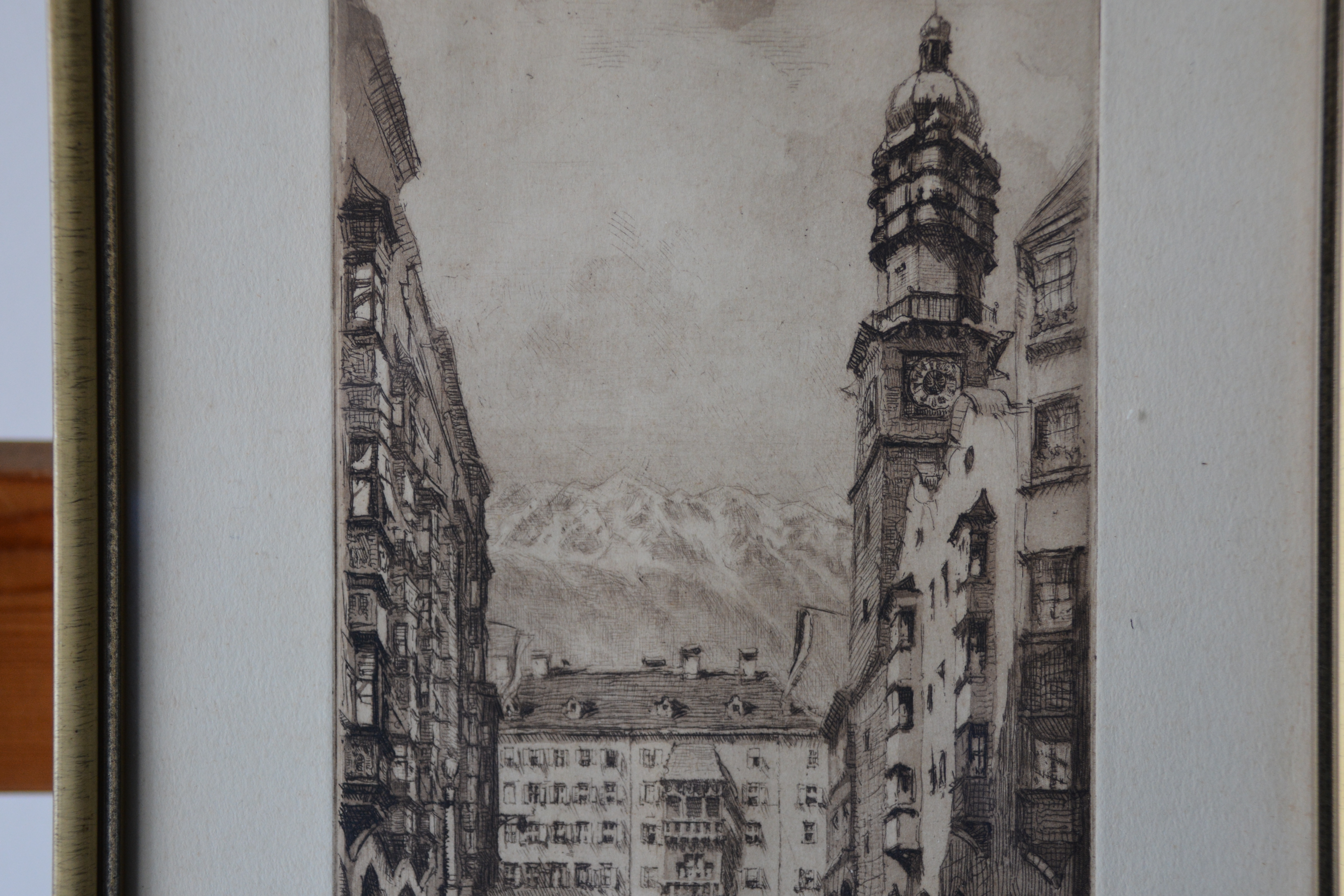 Prent van Innsbruck, Gouden dak, door Gotmey'' – foto 2 – kavel bij GSD Auctions, Zoeterwoude
