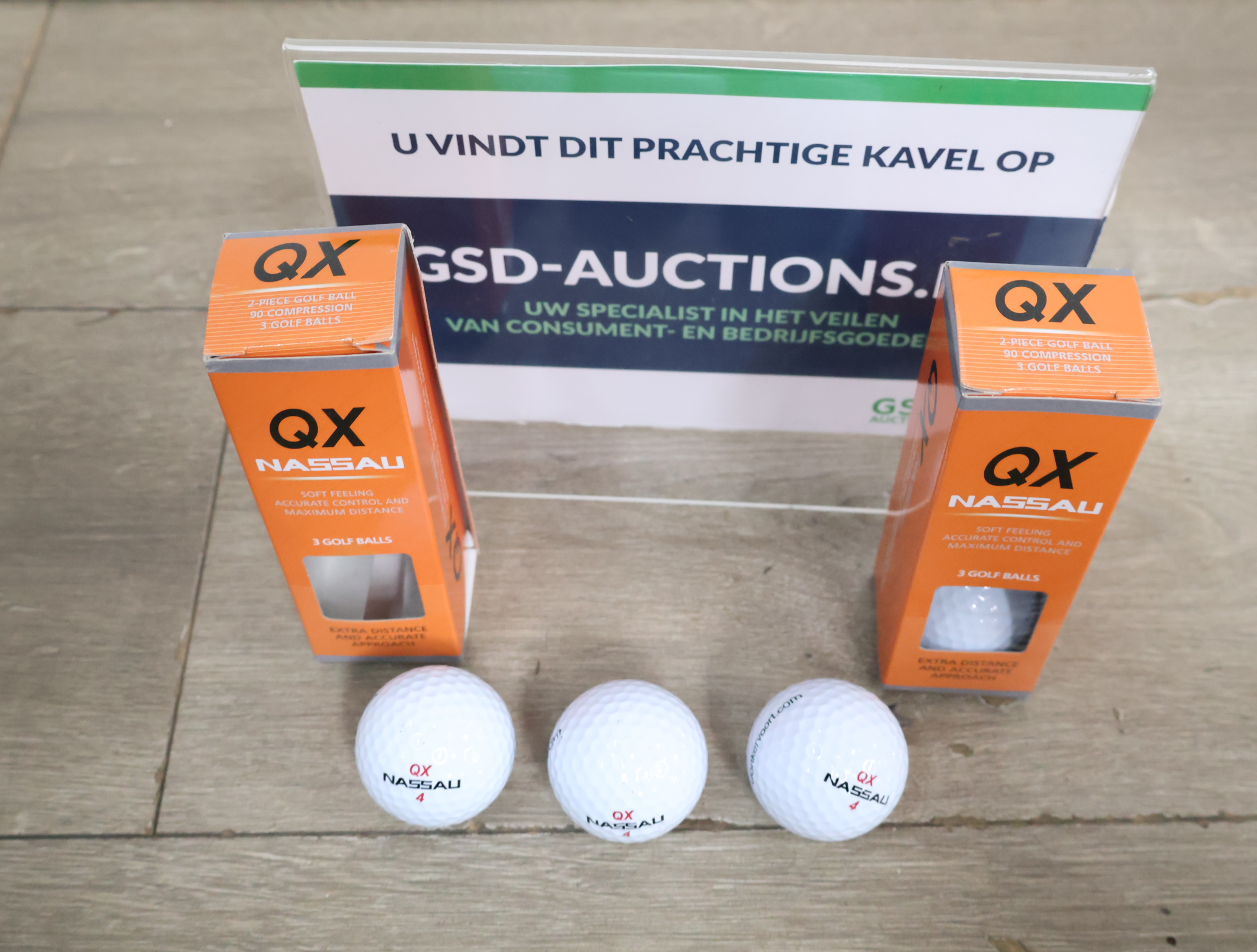 Set golfballen QX Nassau'' – foto 2 – kavel bij GSD Auctions, Zoeterwoude