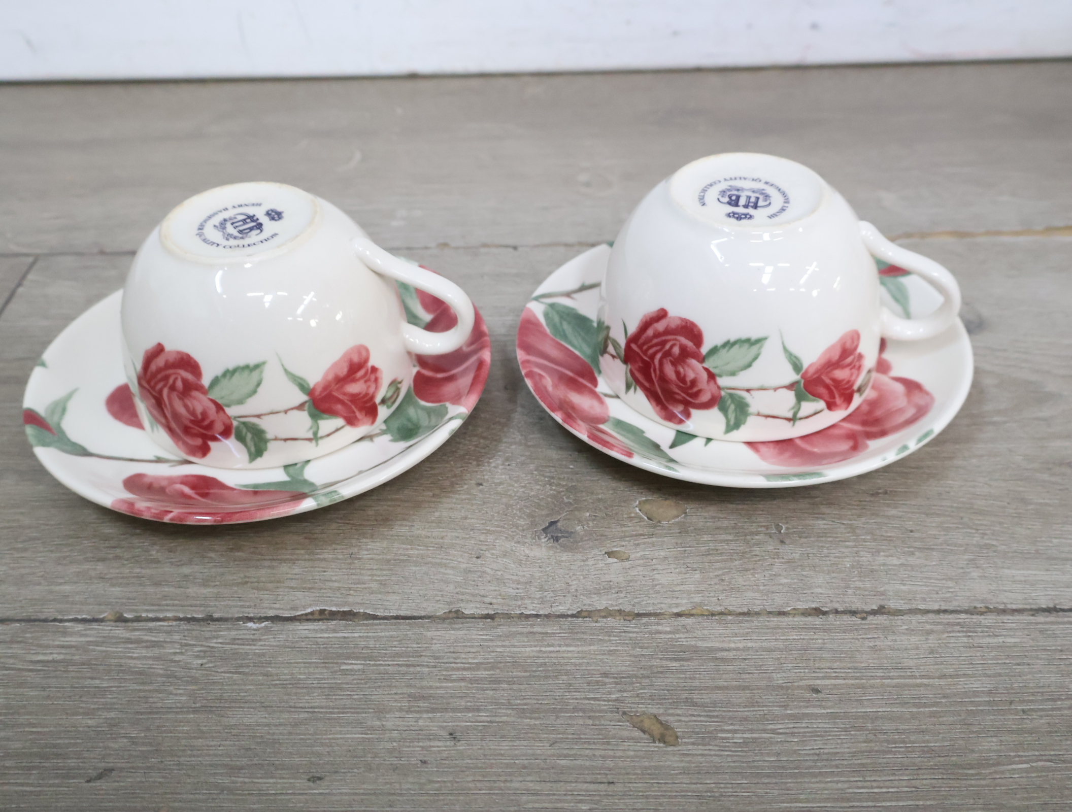 Theeservies met rozenmotief'' – foto 10 – kavel bij GSD Auctions, Zoeterwoude