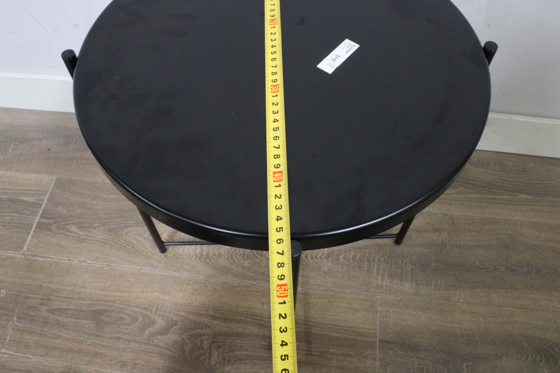 Zwarte metalen bijzettafel'' – foto 6 – kavel bij GSD Auctions, Zoeterwoude
