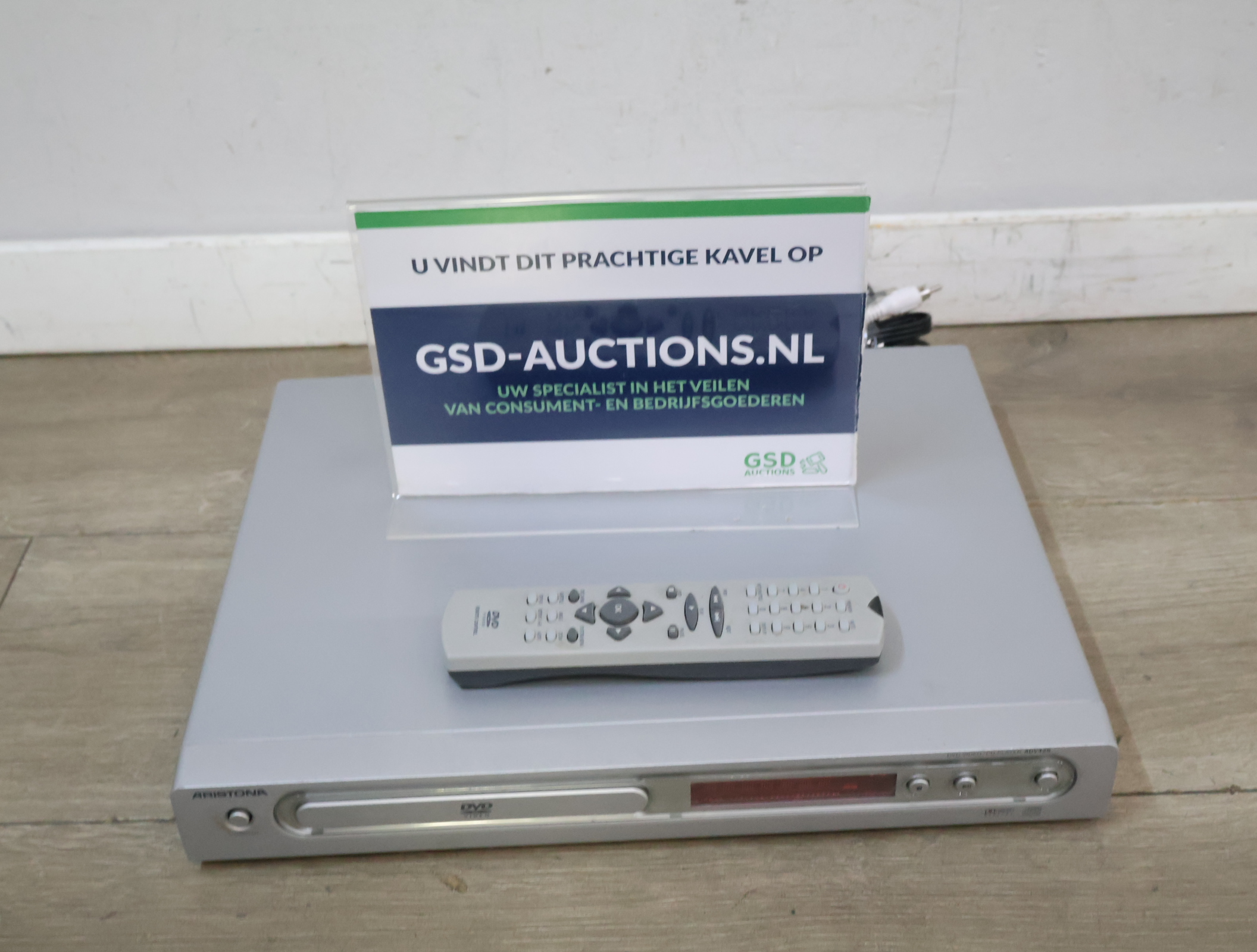 Aristona DVD-speler met afstandsbediening'' – foto 2 – kavel bij GSD Auctions, Zoeterwoude