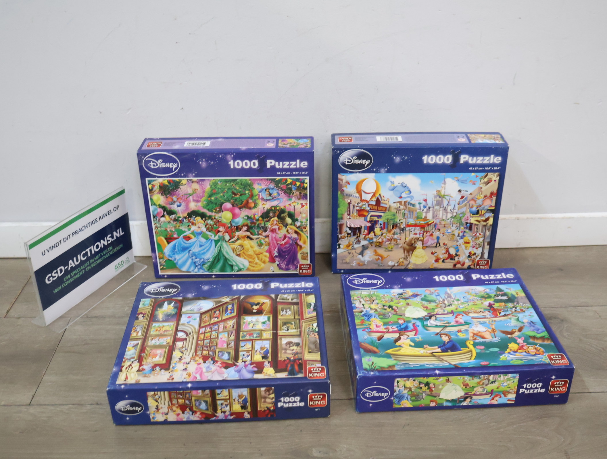 Set van vier Disney legpuzzels 1000 stukjes'' – kavel bij GSD Auctions, Zoeterwoude