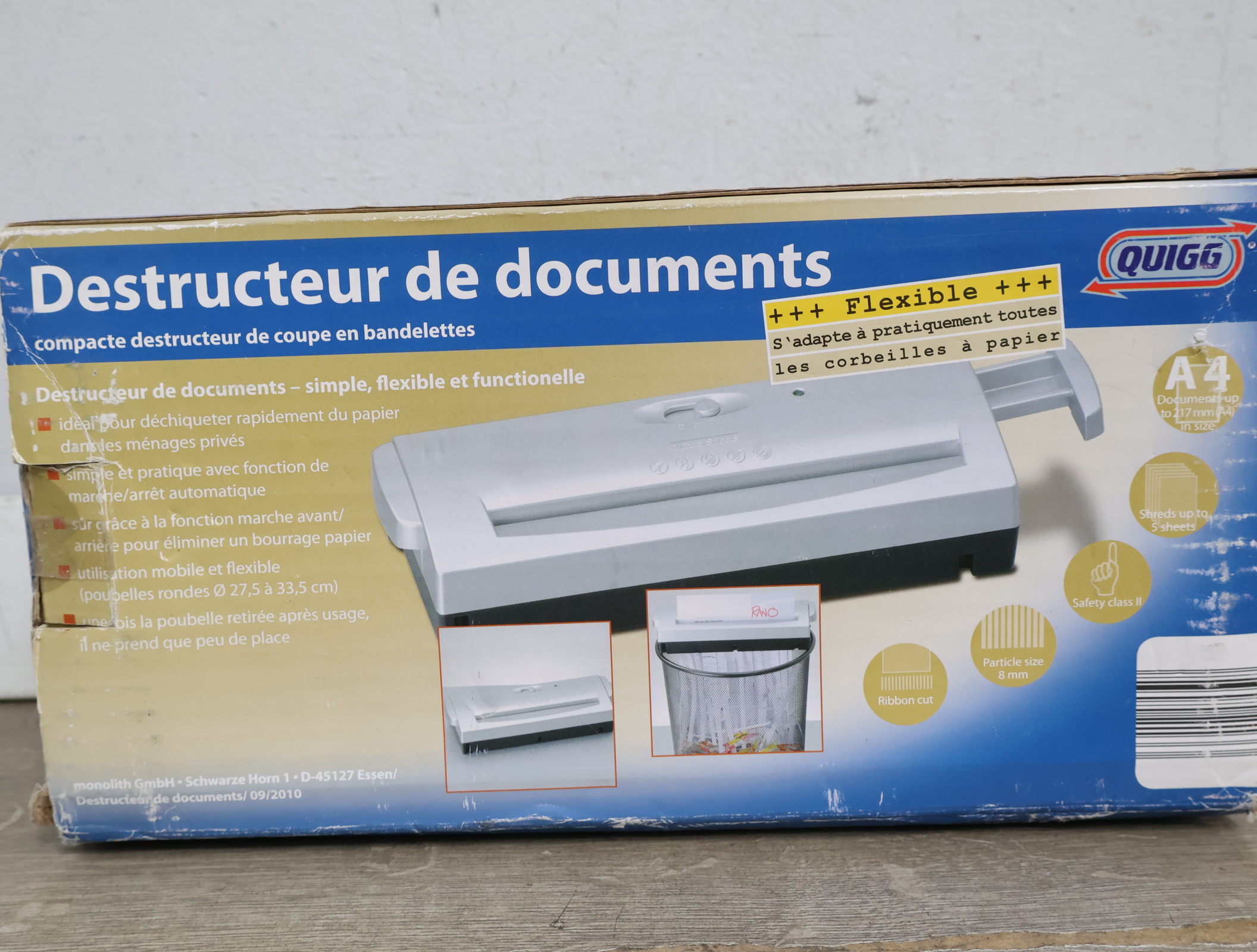 Documentvernietiger Quigg'' – foto 5 – kavel bij GSD Auctions, Zoeterwoude