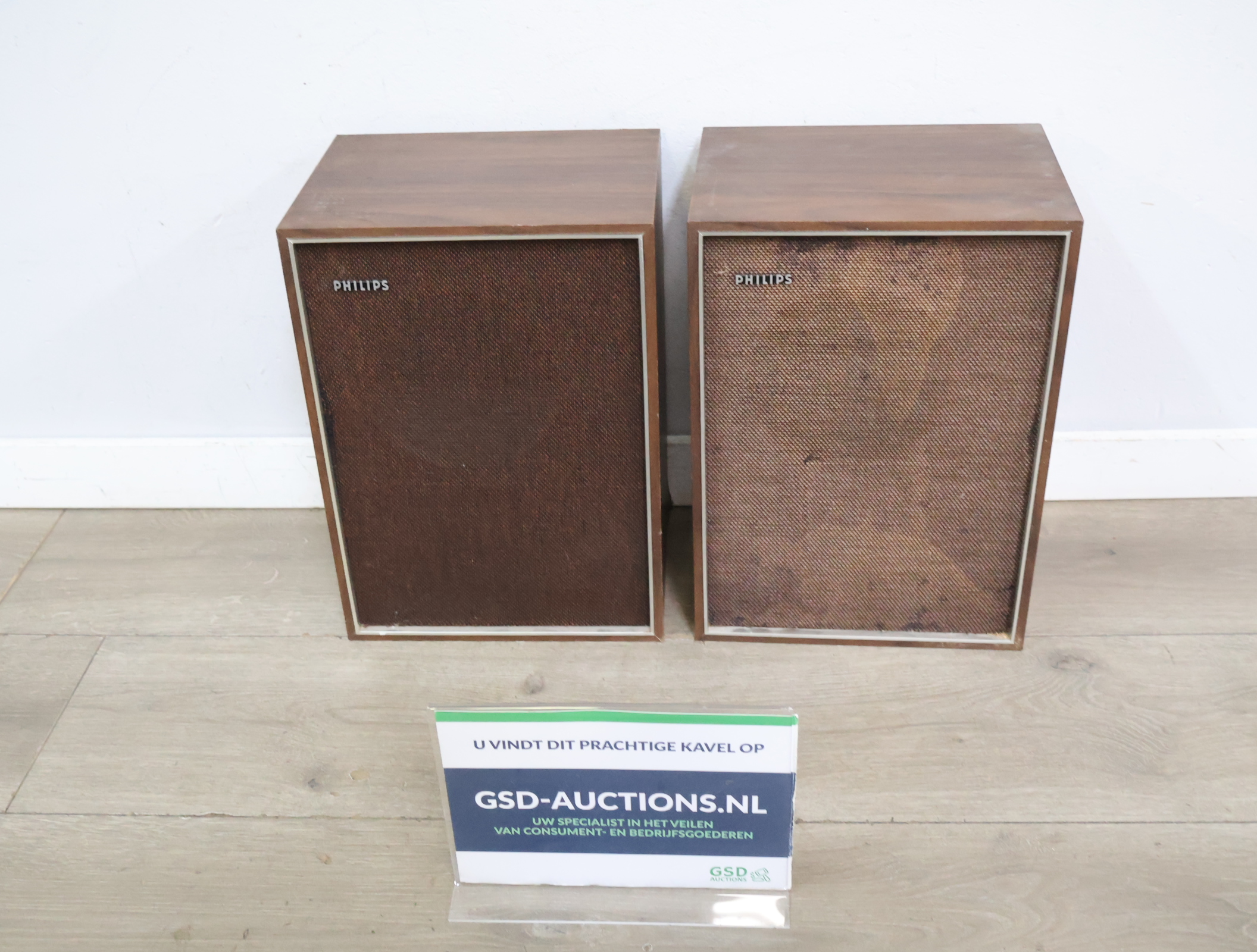 Set vintage Philips luidsprekers'' – kavel bij GSD Auctions, Zoeterwoude