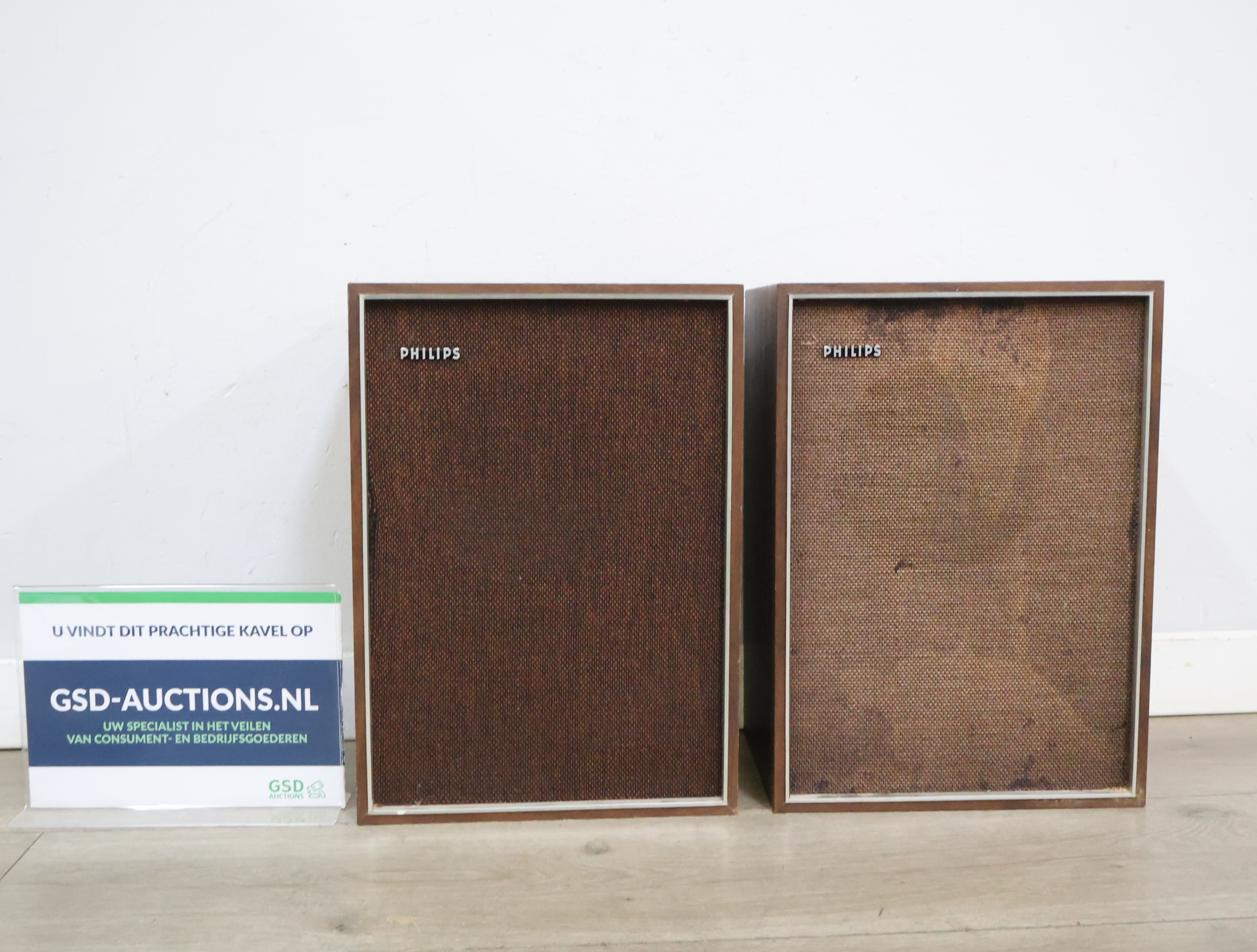 Set vintage Philips luidsprekers'' – foto 2 – kavel bij GSD Auctions, Zoeterwoude
