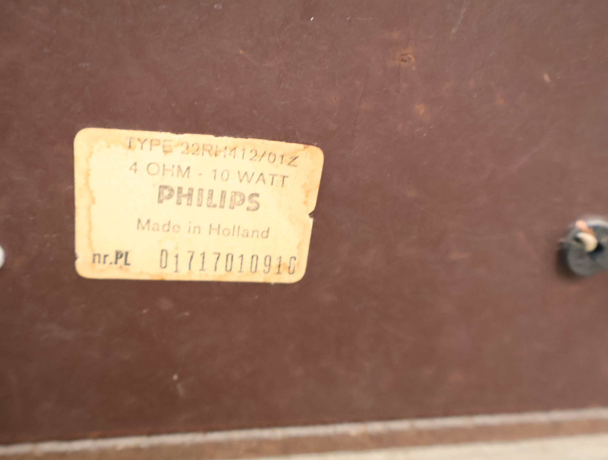 Set vintage Philips luidsprekers'' – foto 8 – kavel bij GSD Auctions, Zoeterwoude