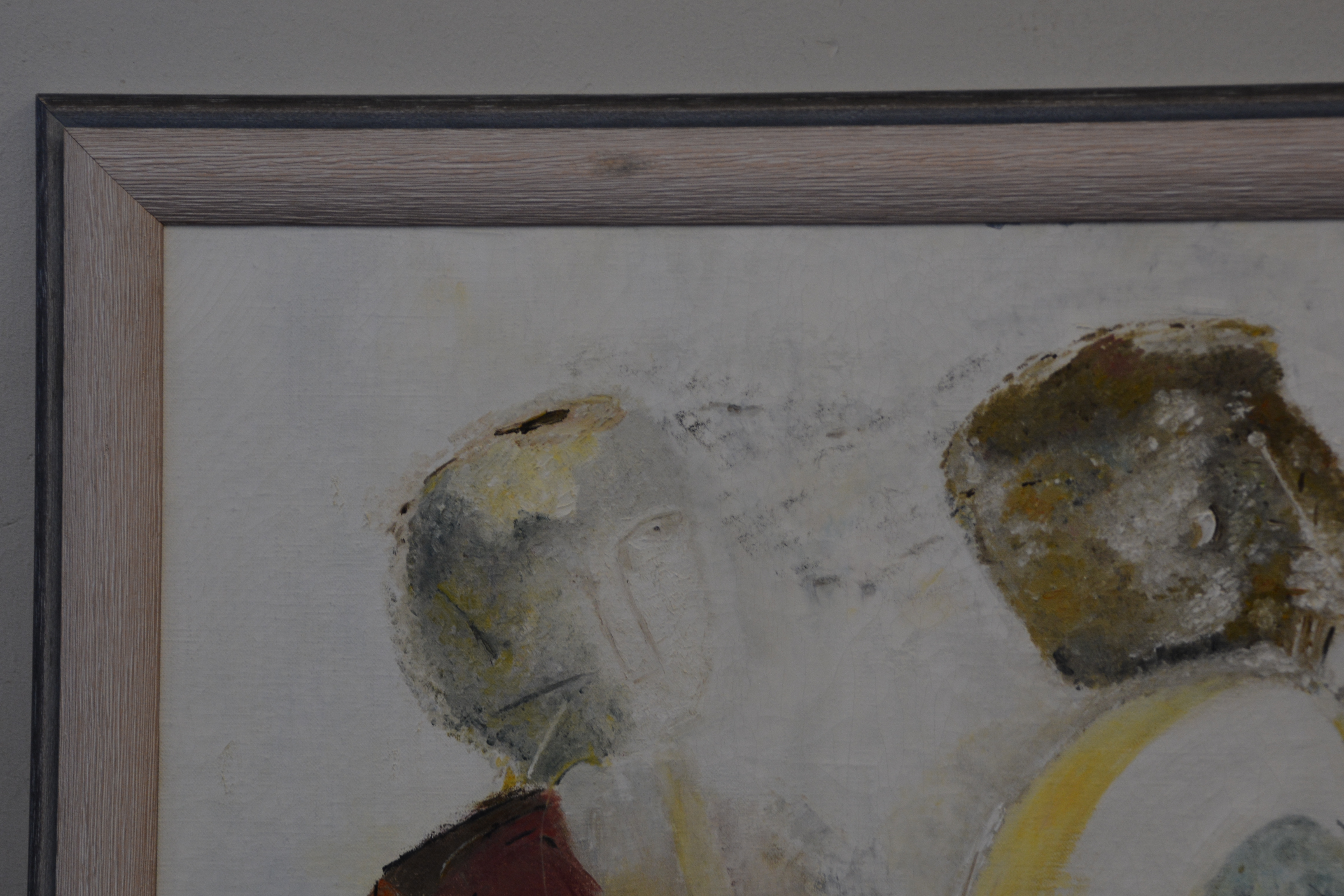 Modern schilderij van C.C. Koops: "3 Mensen".'' – foto 6 – kavel bij GSD Auctions, Zoeterwoude