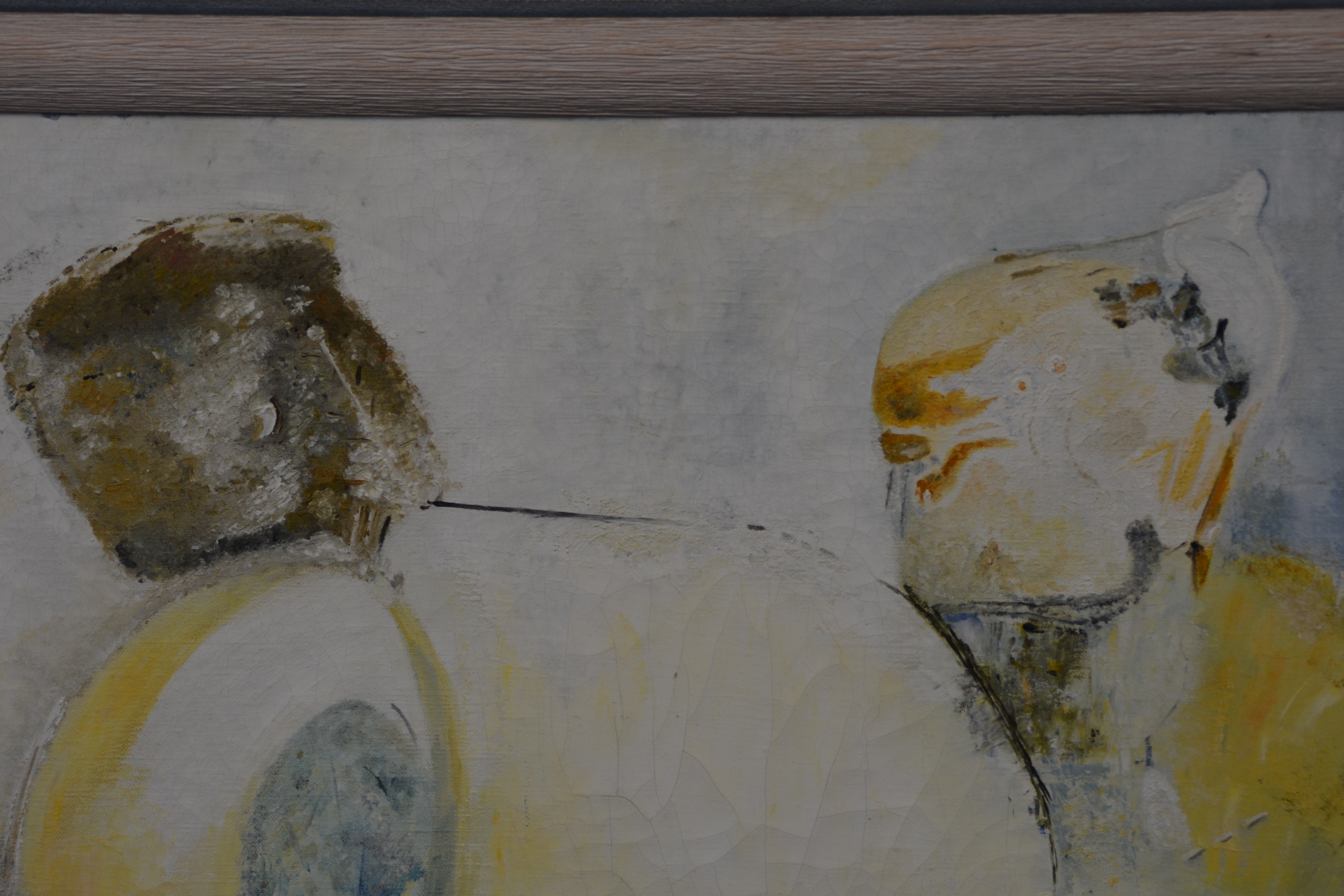 Modern schilderij van C.C. Koops: "3 Mensen".'' – foto 4 – kavel bij GSD Auctions, Zoeterwoude