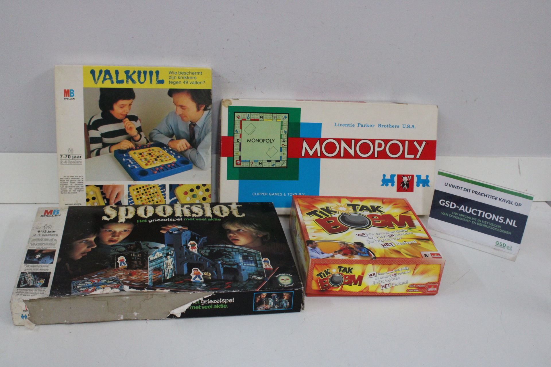 Set van 4 gezelschapsspellen'' – foto 2 – kavel bij GSD Auctions, Zoeterwoude