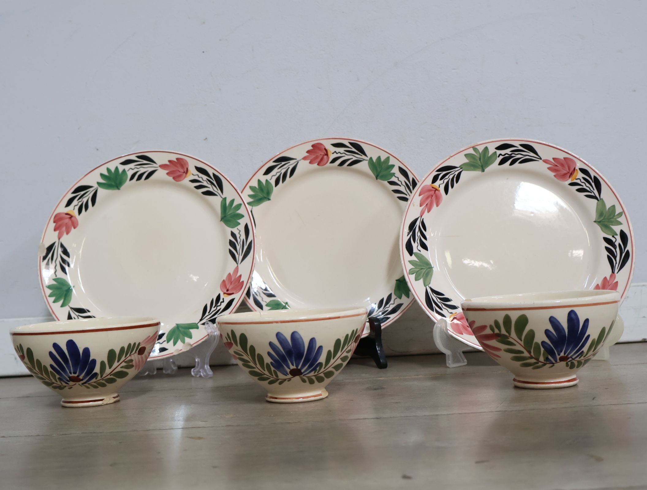 Set Servies - Boerenbont-stijl'' – foto 6 – kavel bij GSD Auctions, Zoeterwoude