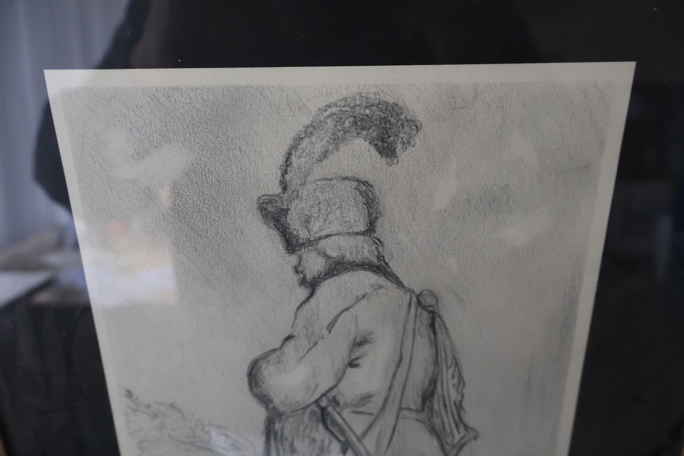 Potloodtekening van een soldaat' – foto 4 – kavel bij GSD Auctions, Zoeterwoude