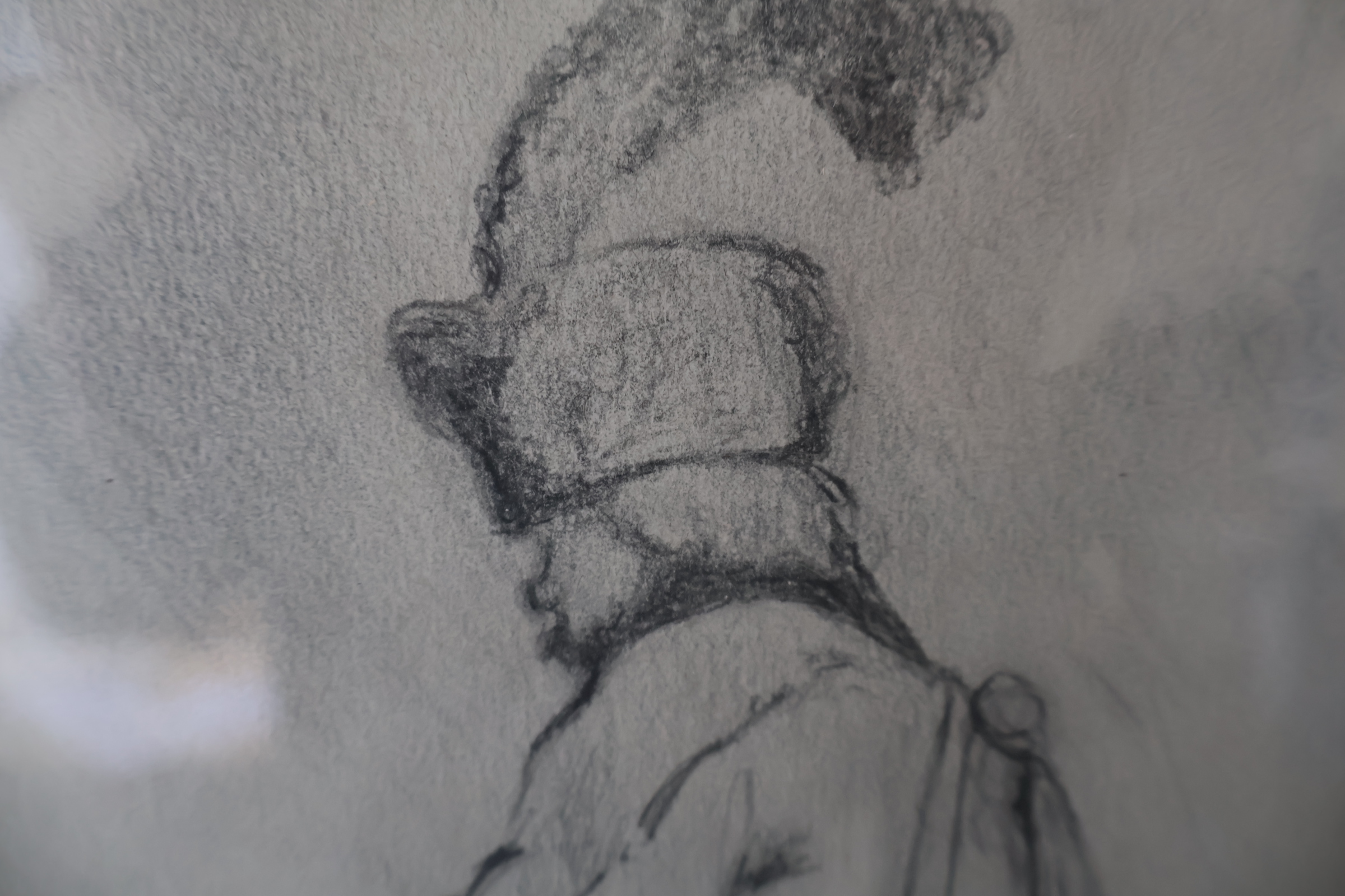 Potloodtekening van een soldaat' – foto 7 – kavel bij GSD Auctions, Zoeterwoude