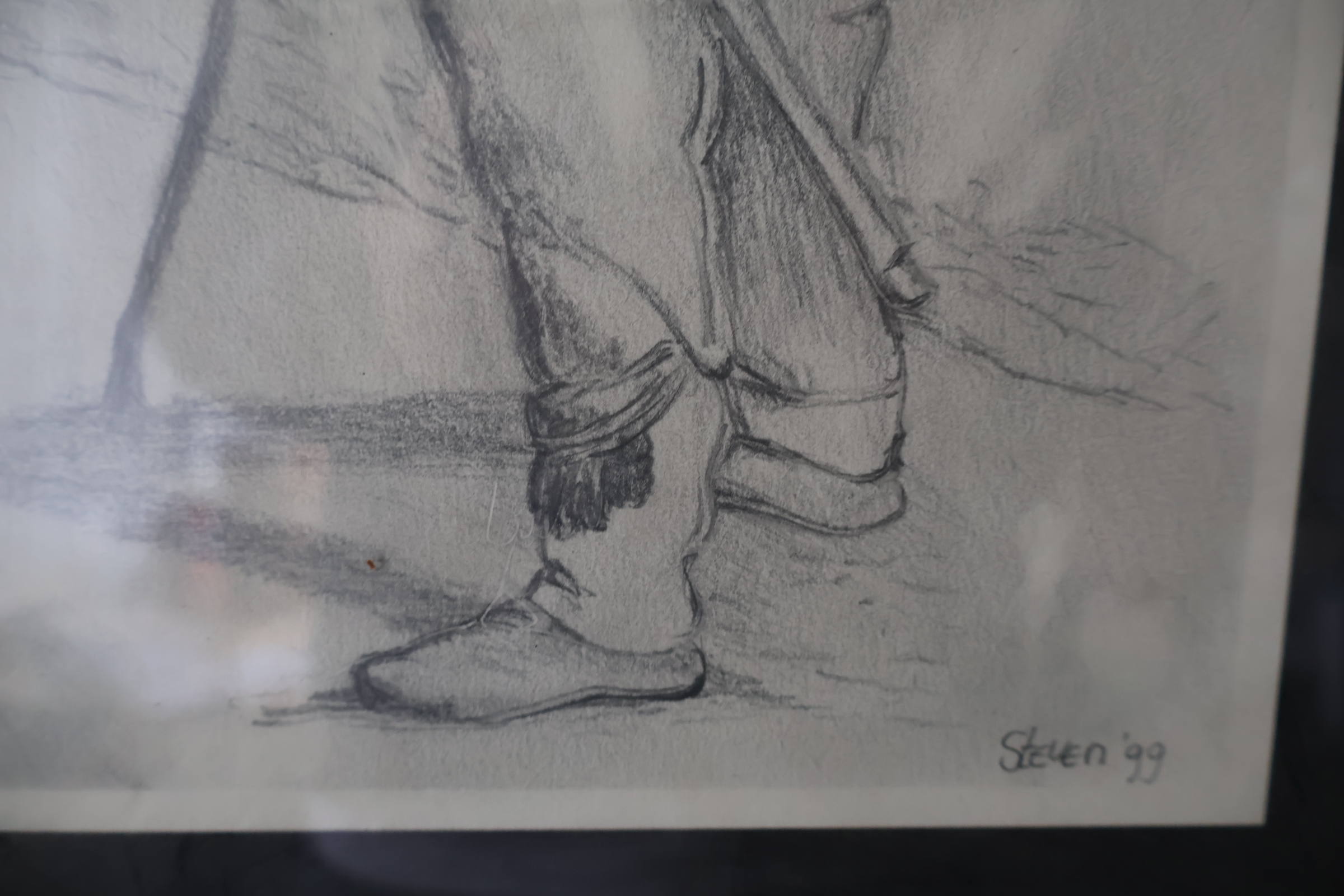 Potloodtekening van een soldaat' – foto 9 – kavel bij GSD Auctions, Zoeterwoude