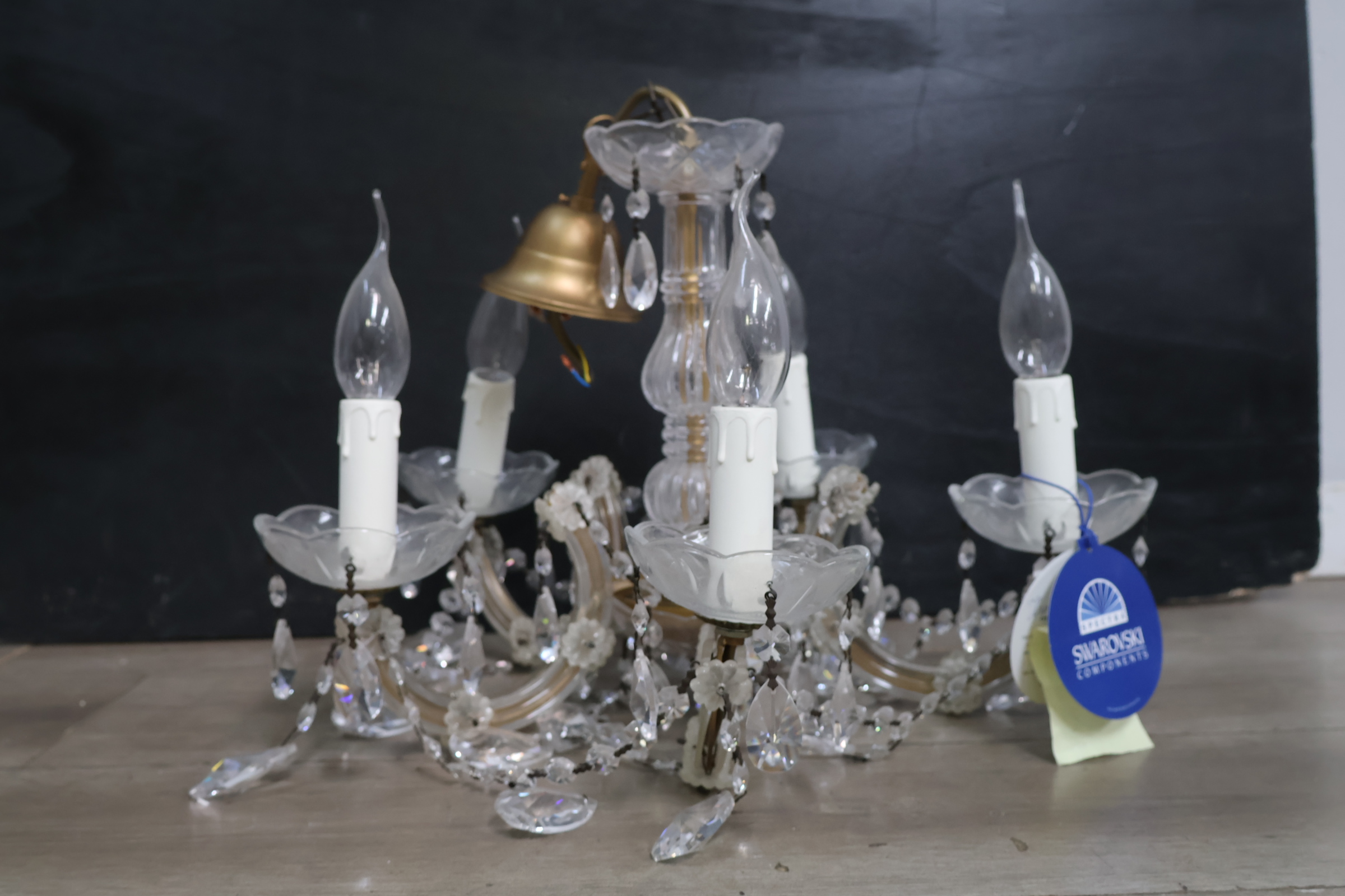 Kristallen kroonluchter' – foto 4 – kavel bij GSD Auctions, Zoeterwoude