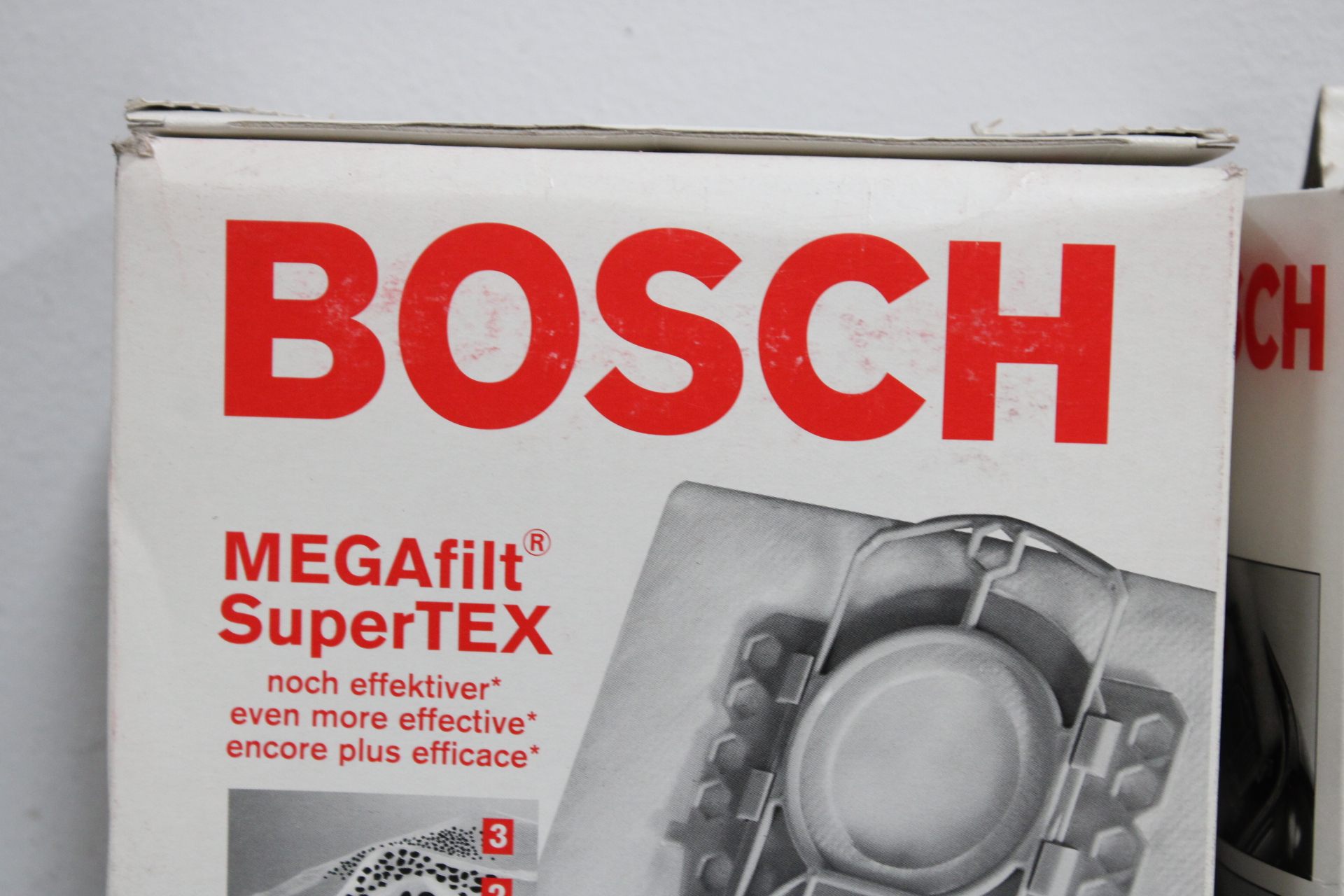 Bosch MEGAfilt SuperTEX stofzuigerzakken Typ P' – foto 3 – kavel bij GSD Auctions, Zoeterwoude
