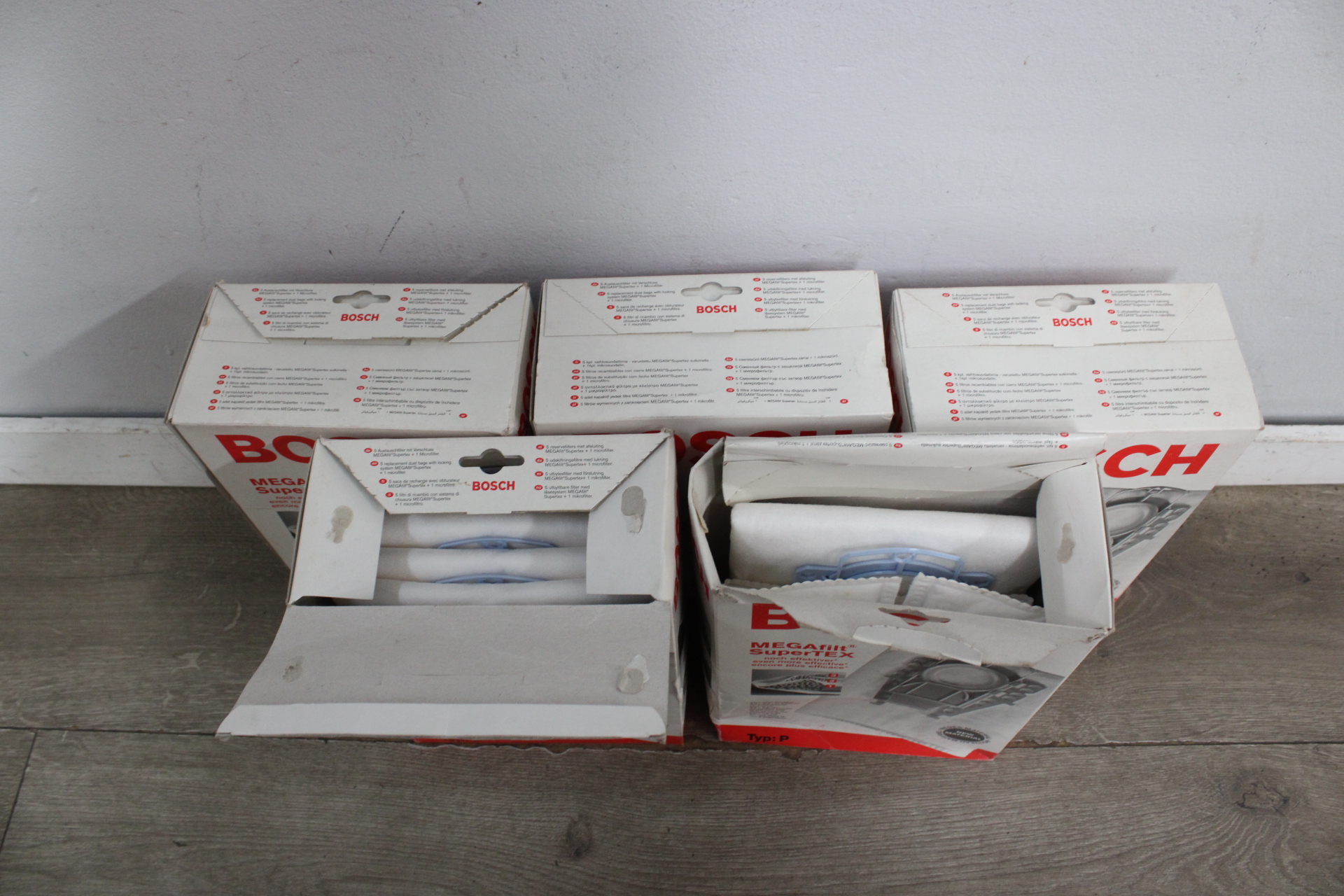 Bosch MEGAfilt SuperTEX stofzuigerzakken Typ P' – foto 7 – kavel bij GSD Auctions, Zoeterwoude