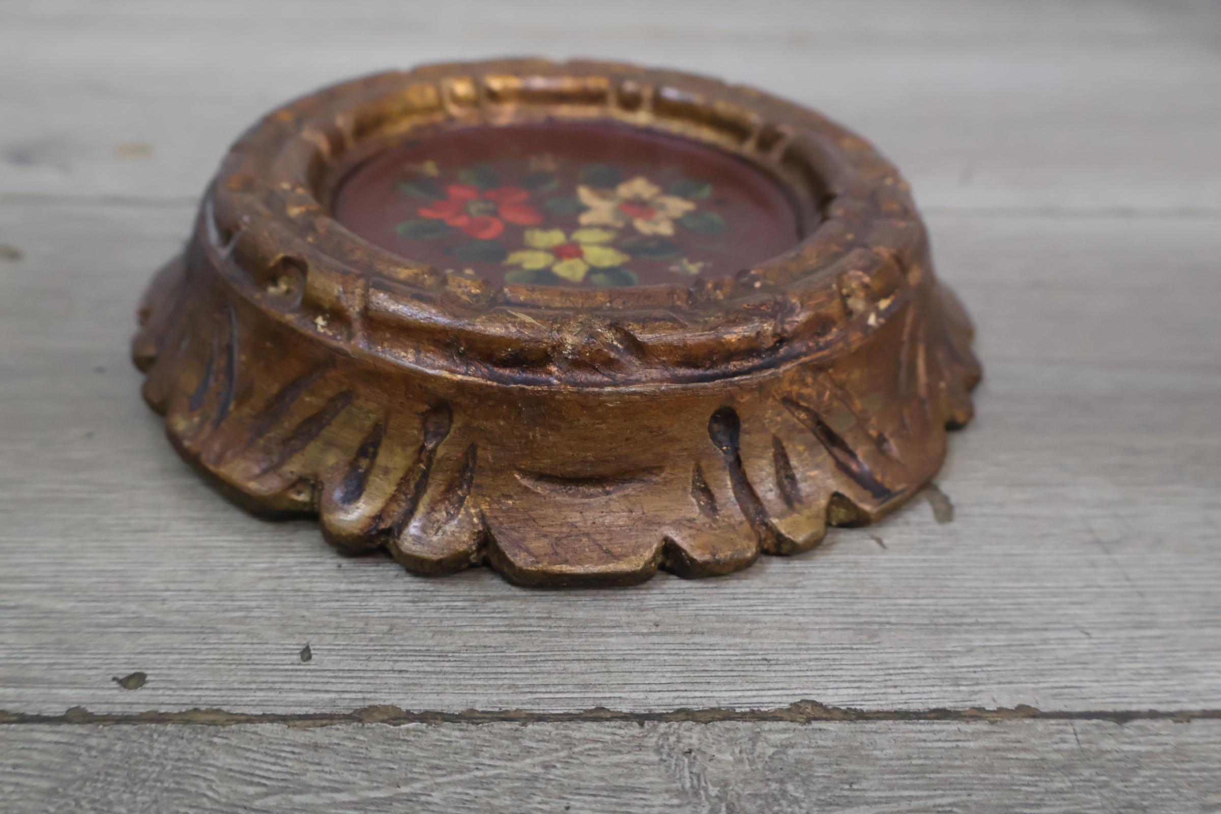 Antiek wanddecoratiestuk met bloemmotief – foto 3 – kavel bij GSD Auctions, Zoeterwoude