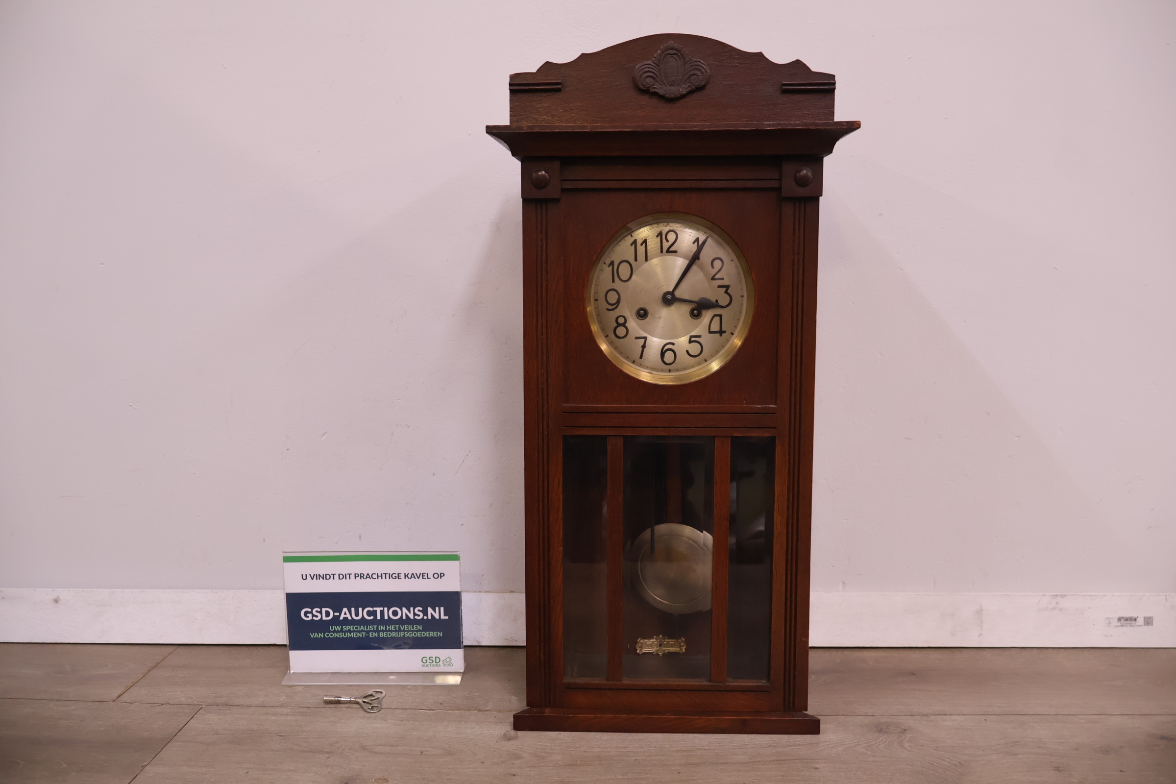 Antieke regulateur wandklok – foto 3 – kavel bij GSD Auctions, Zoeterwoude