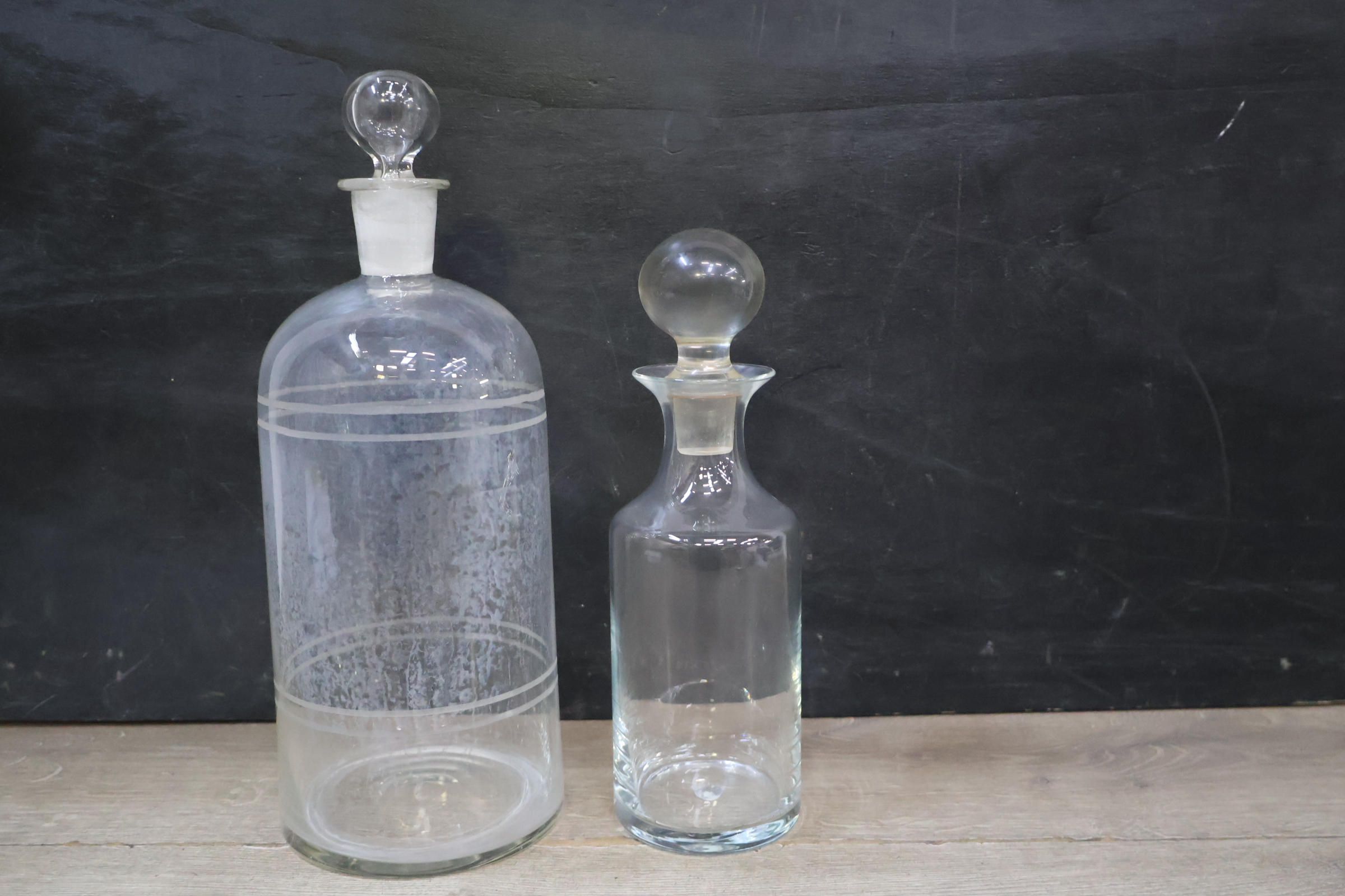 Set glazen karafflessen met glazen stop – foto 3 – kavel bij GSD Auctions, Zoeterwoude