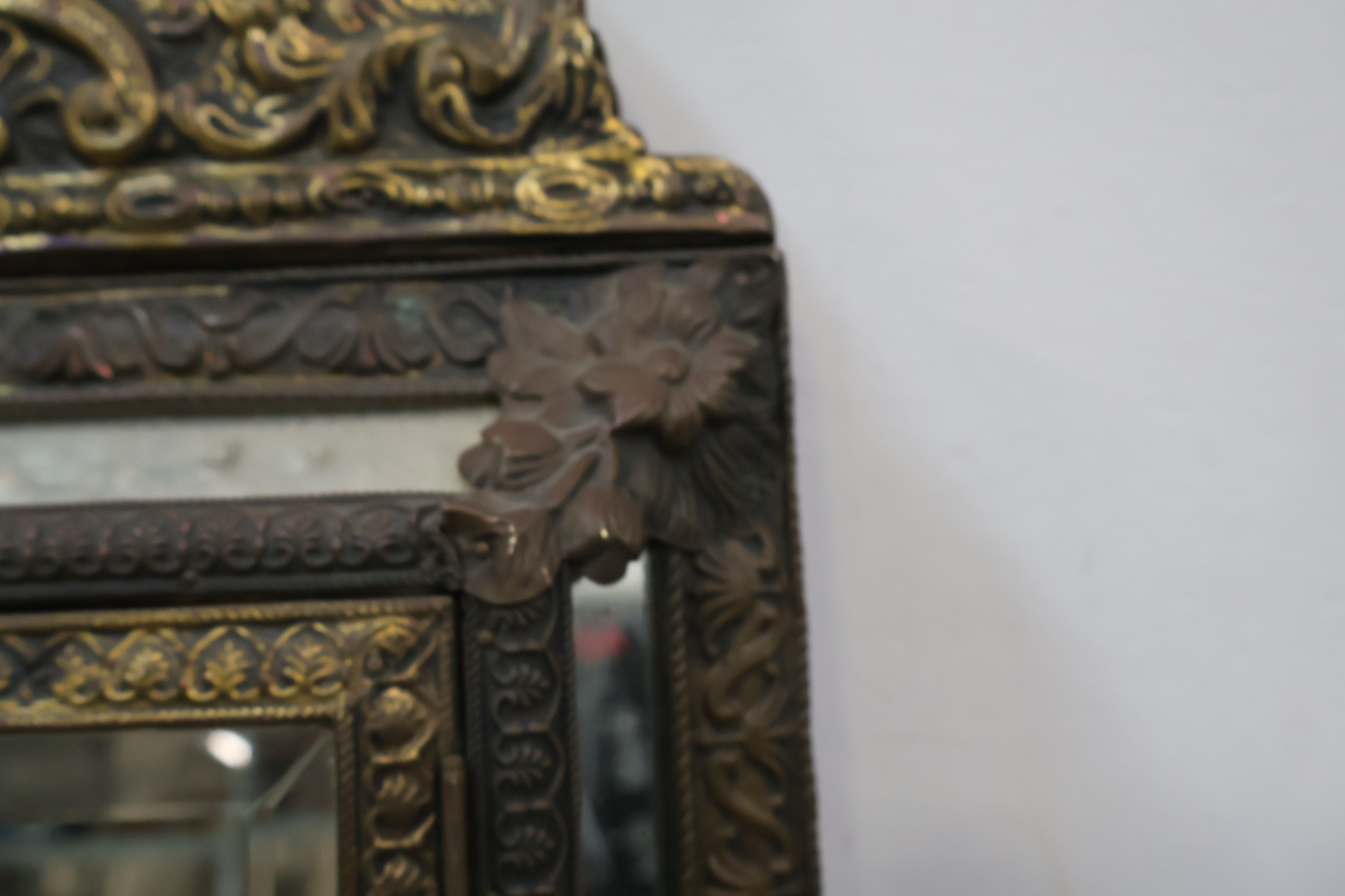 Antieke messing spiegel – foto 8 – kavel bij GSD Auctions, Zoeterwoude
