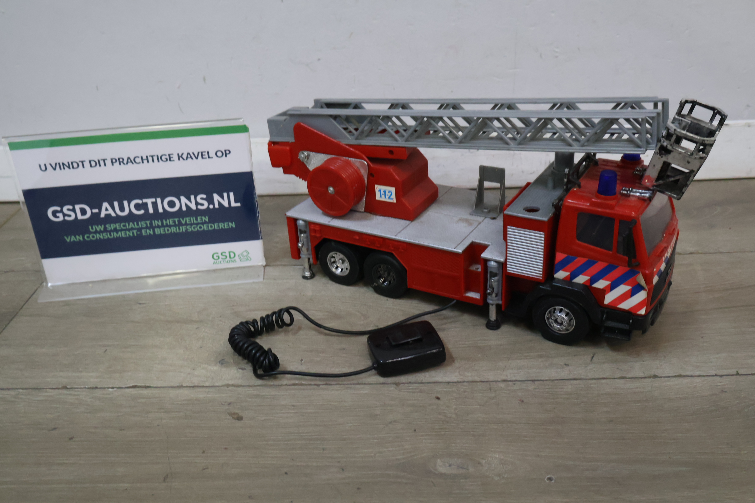 Speelgoed brandweerwagen – kavel bij GSD Auctions, Zoeterwoude