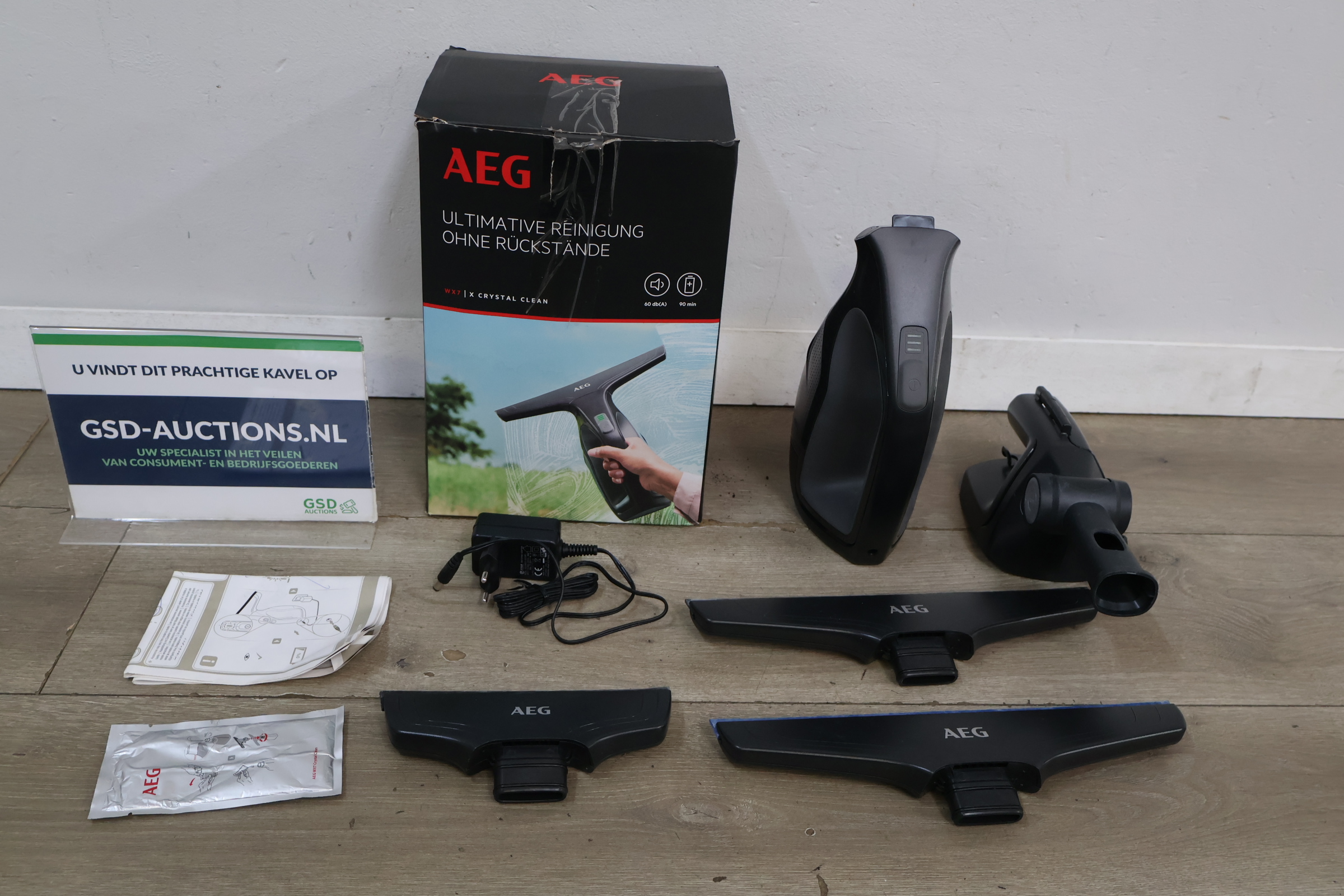 AEG WX7 | X Crystal Clean raamwisser set – foto 2 – kavel bij GSD Auctions, Zoeterwoude