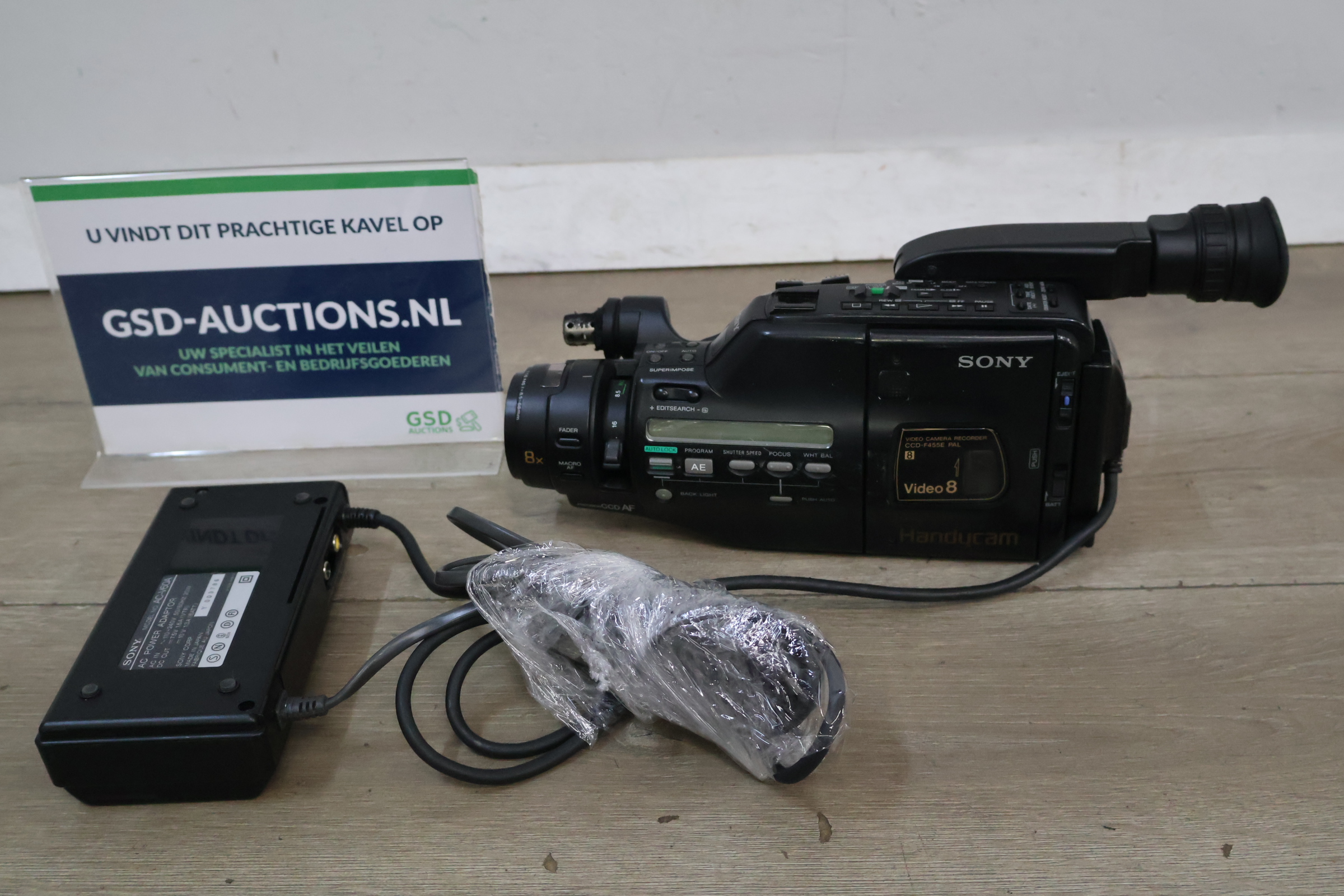 Sony CCD-K455E Video 8 Handycam – foto 2 – kavel bij GSD Auctions, Zoeterwoude