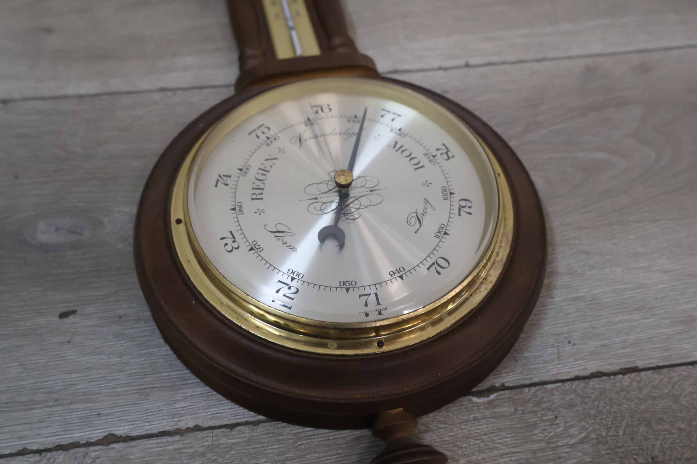 Set houten barometers met thermometers – foto 8 – kavel bij GSD Auctions, Zoeterwoude