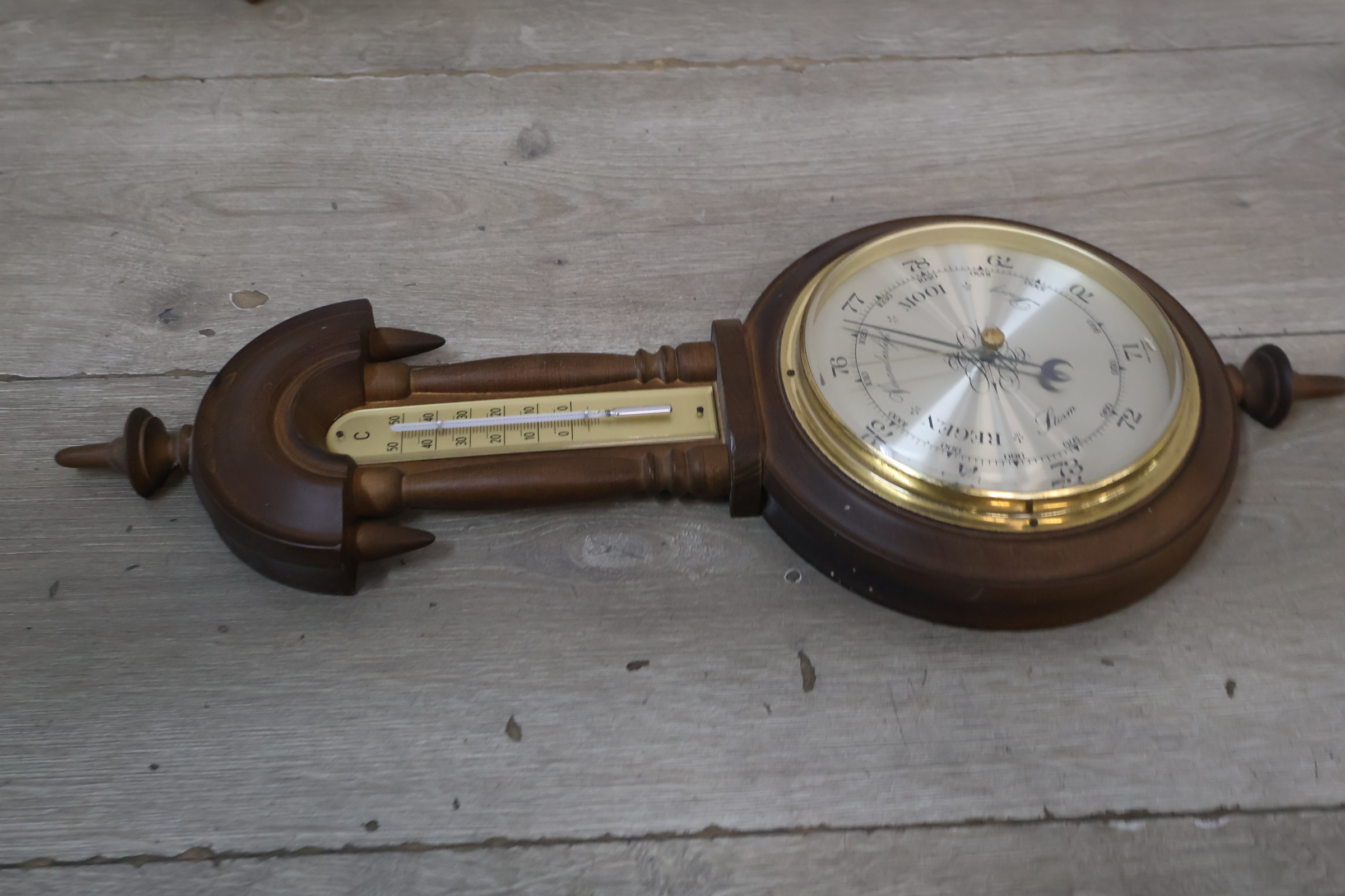 Set houten barometers met thermometers – foto 9 – kavel bij GSD Auctions, Zoeterwoude