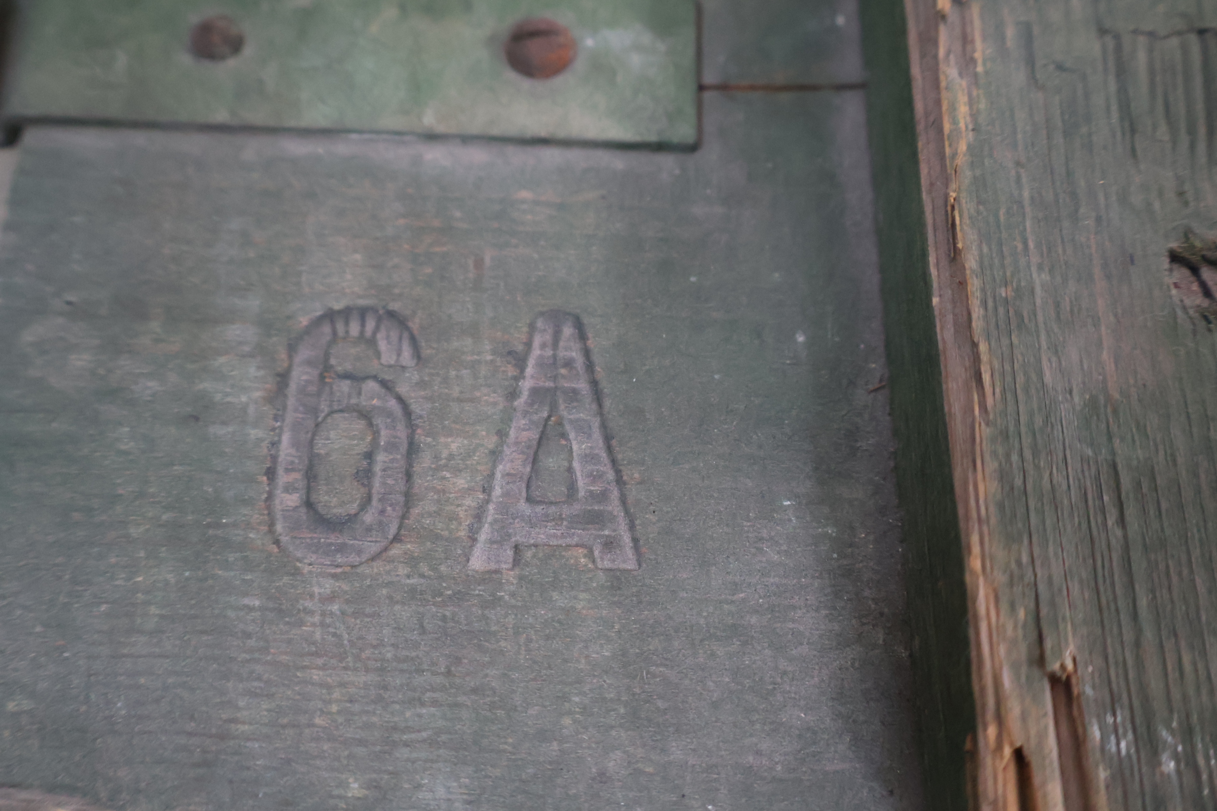 Militaire houten kist met groen touw handvat – foto 9 – kavel bij GSD Auctions, Zoeterwoude