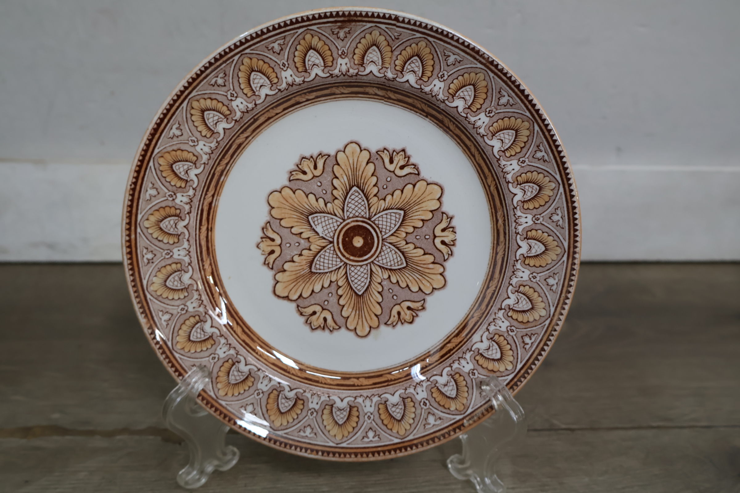 Set sierbordjes met bloem- en landschapmotief – foto 7 – kavel bij GSD Auctions, Zoeterwoude