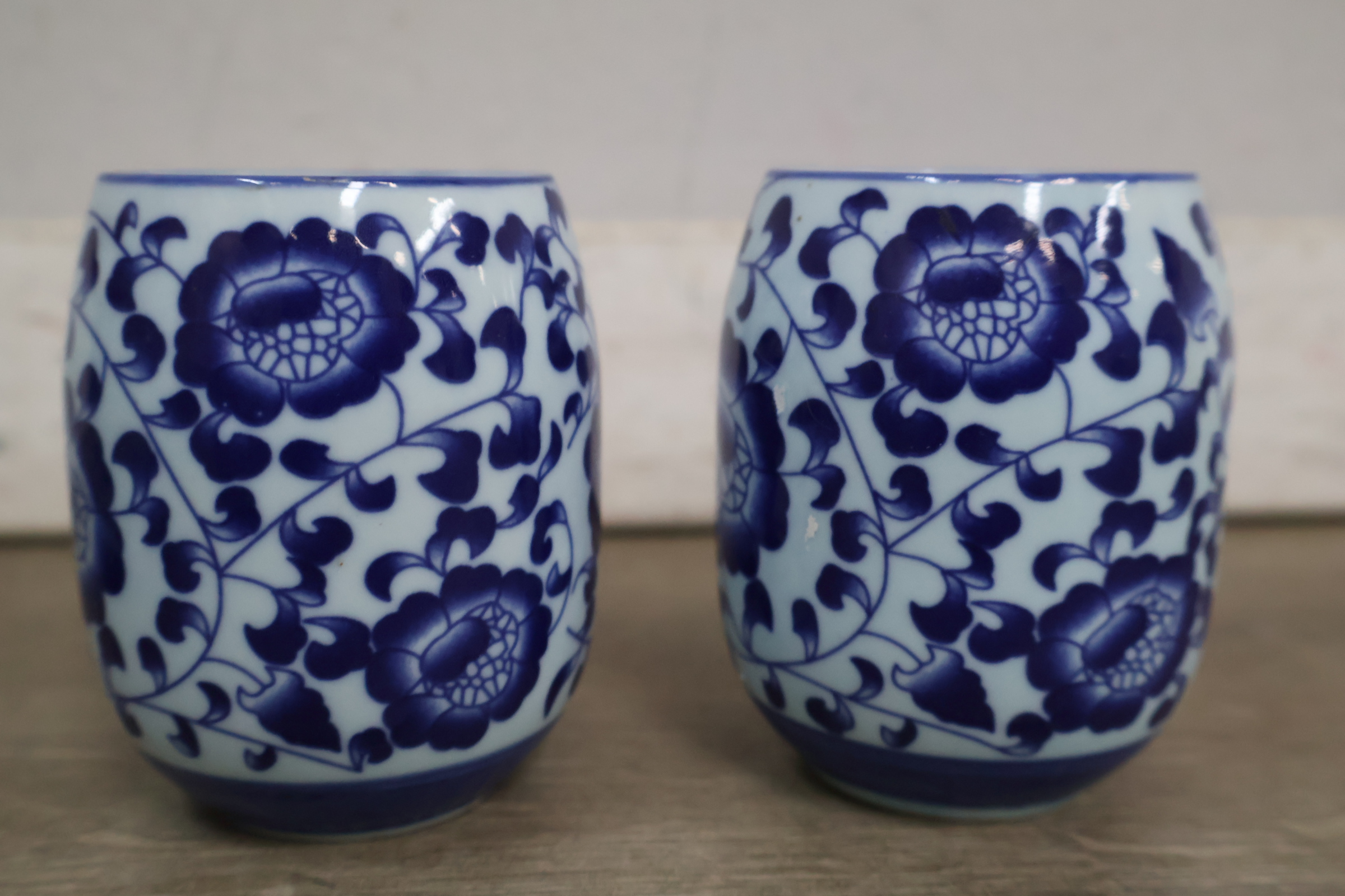 Blauw wit theeservies - Porselein – foto 5 – kavel bij GSD Auctions, Zoeterwoude