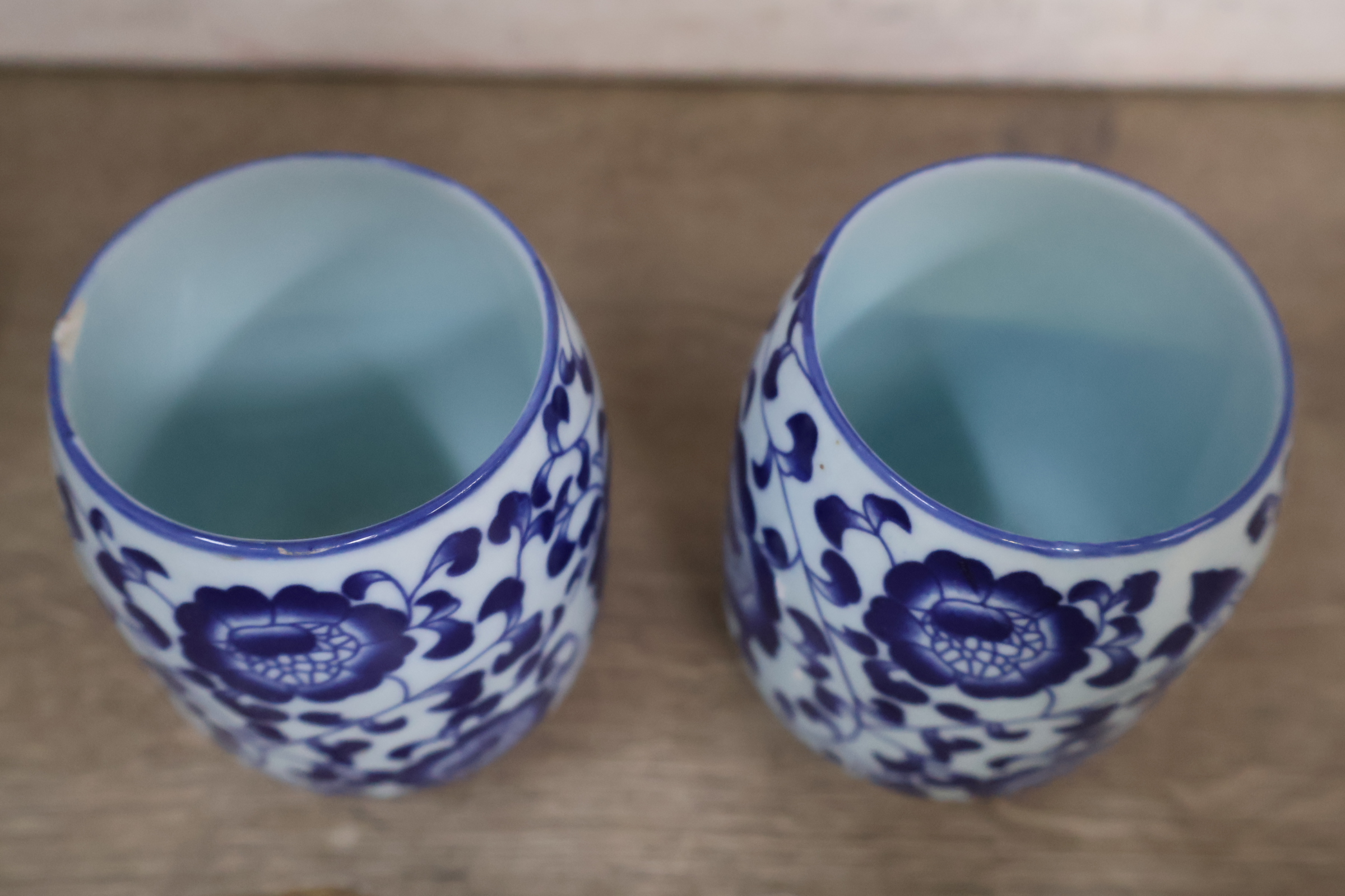 Blauw wit theeservies - Porselein – foto 6 – kavel bij GSD Auctions, Zoeterwoude