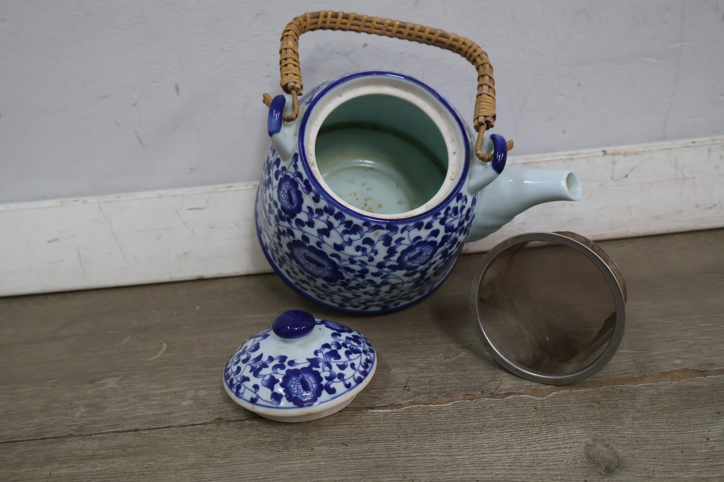 Blauw wit theeservies - Porselein – foto 9 – kavel bij GSD Auctions, Zoeterwoude