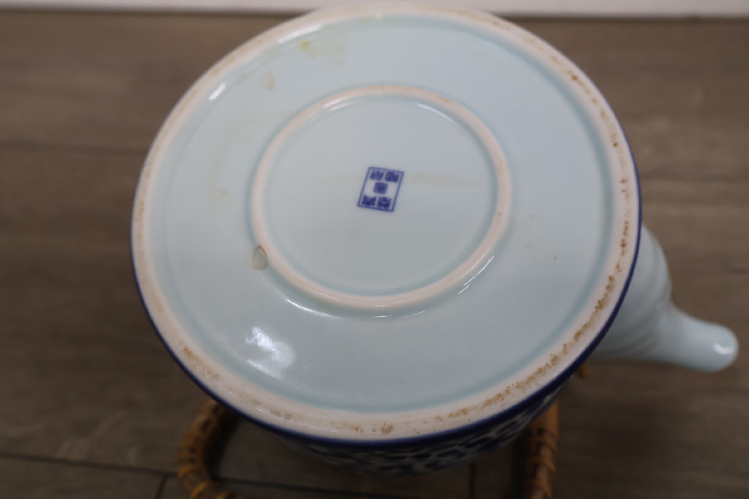Blauw wit theeservies - Porselein – foto 10 – kavel bij GSD Auctions, Zoeterwoude