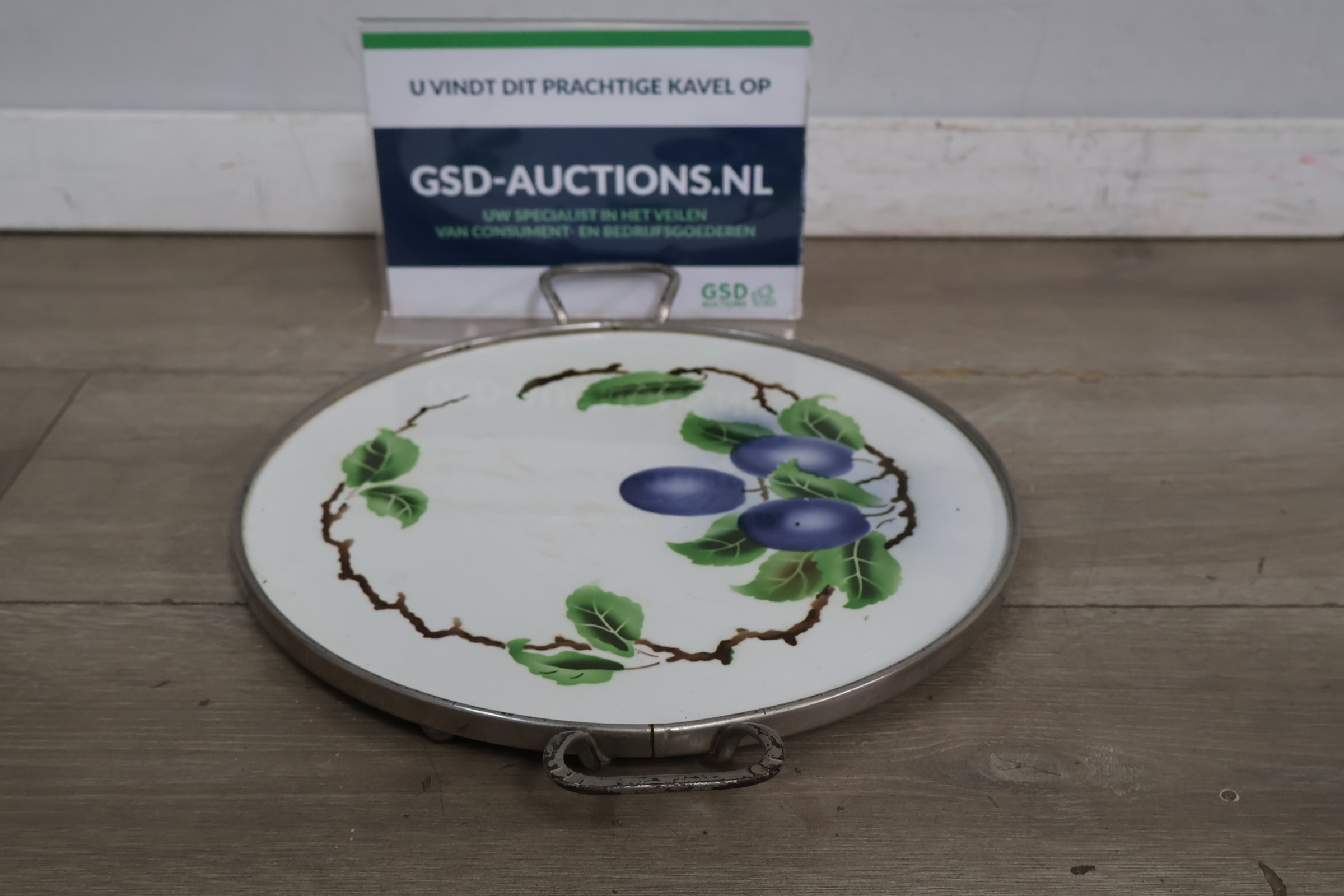 Antiek Porseleinen dienblad – foto 2 – kavel bij GSD Auctions, Zoeterwoude