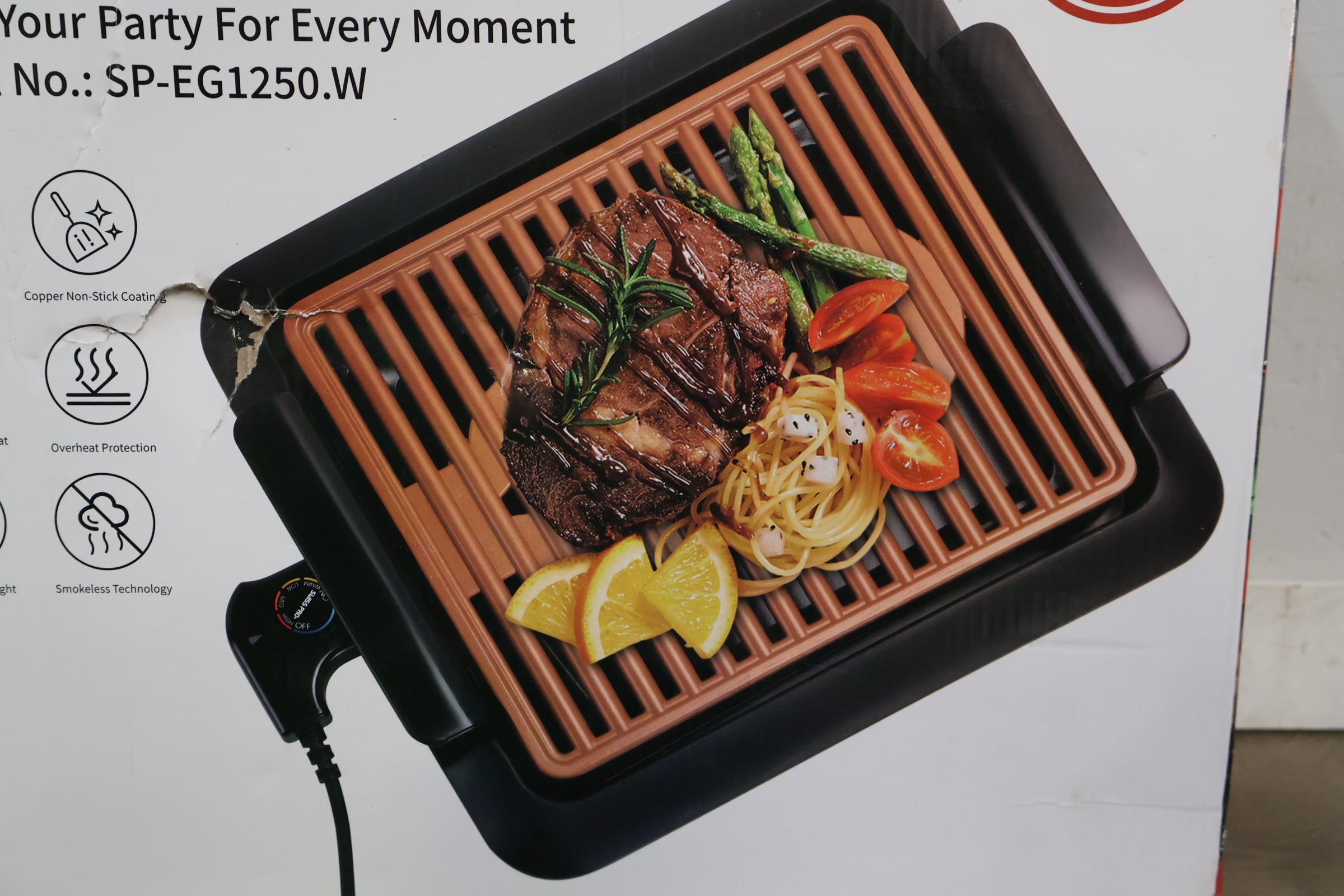 Swiss Pro+ Elektrische Rookloze Grill – foto 4 – kavel bij GSD Auctions, Zoeterwoude