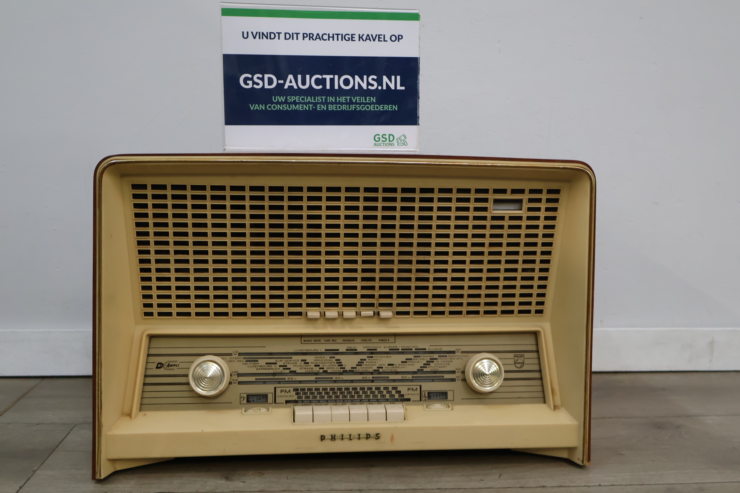 Philips vintage radio - Jaren '60 – foto 2 – kavel bij GSD Auctions, Zoeterwoude