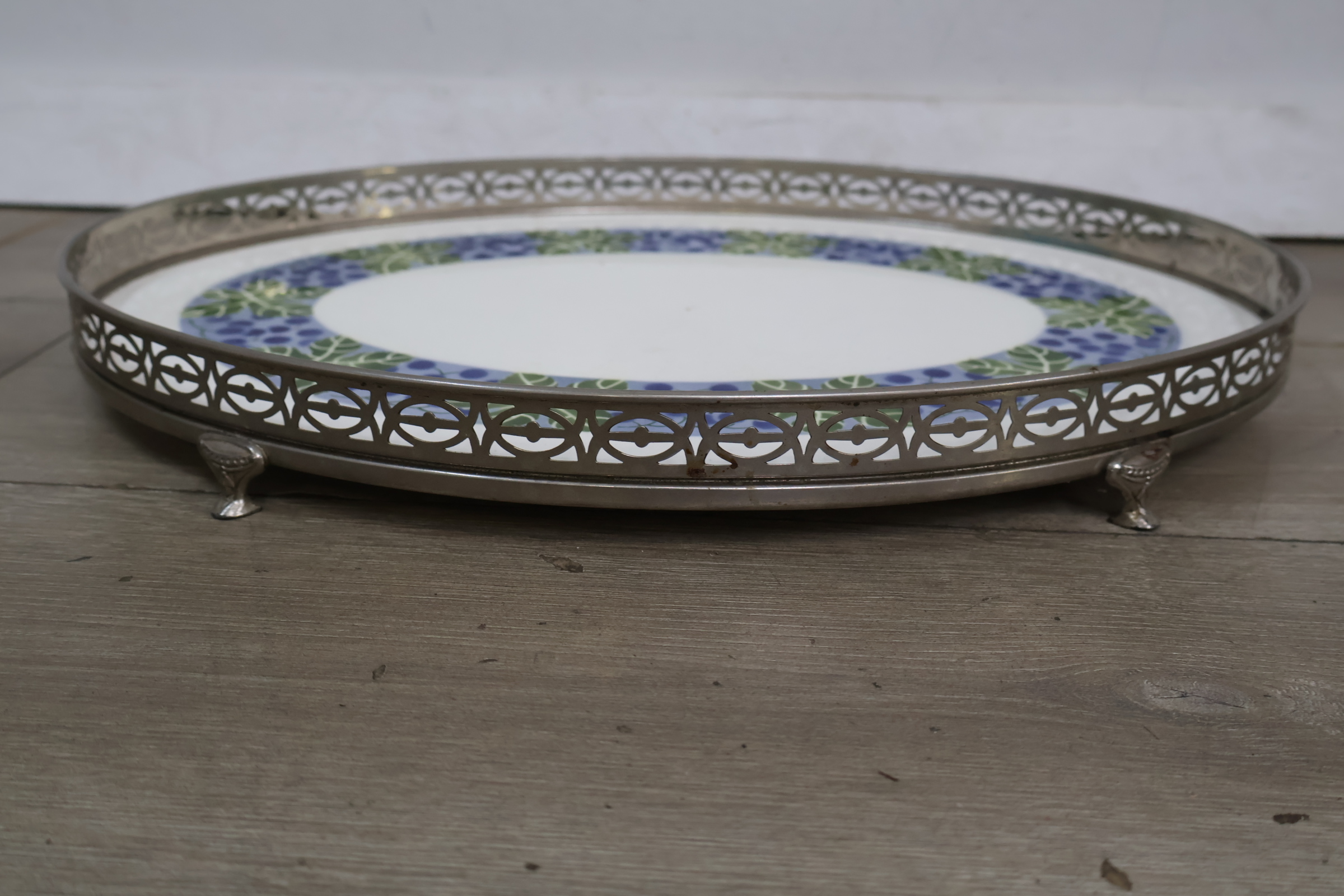 Art Deco Serveerschaal - Porselein – foto 3 – kavel bij GSD Auctions, Zoeterwoude