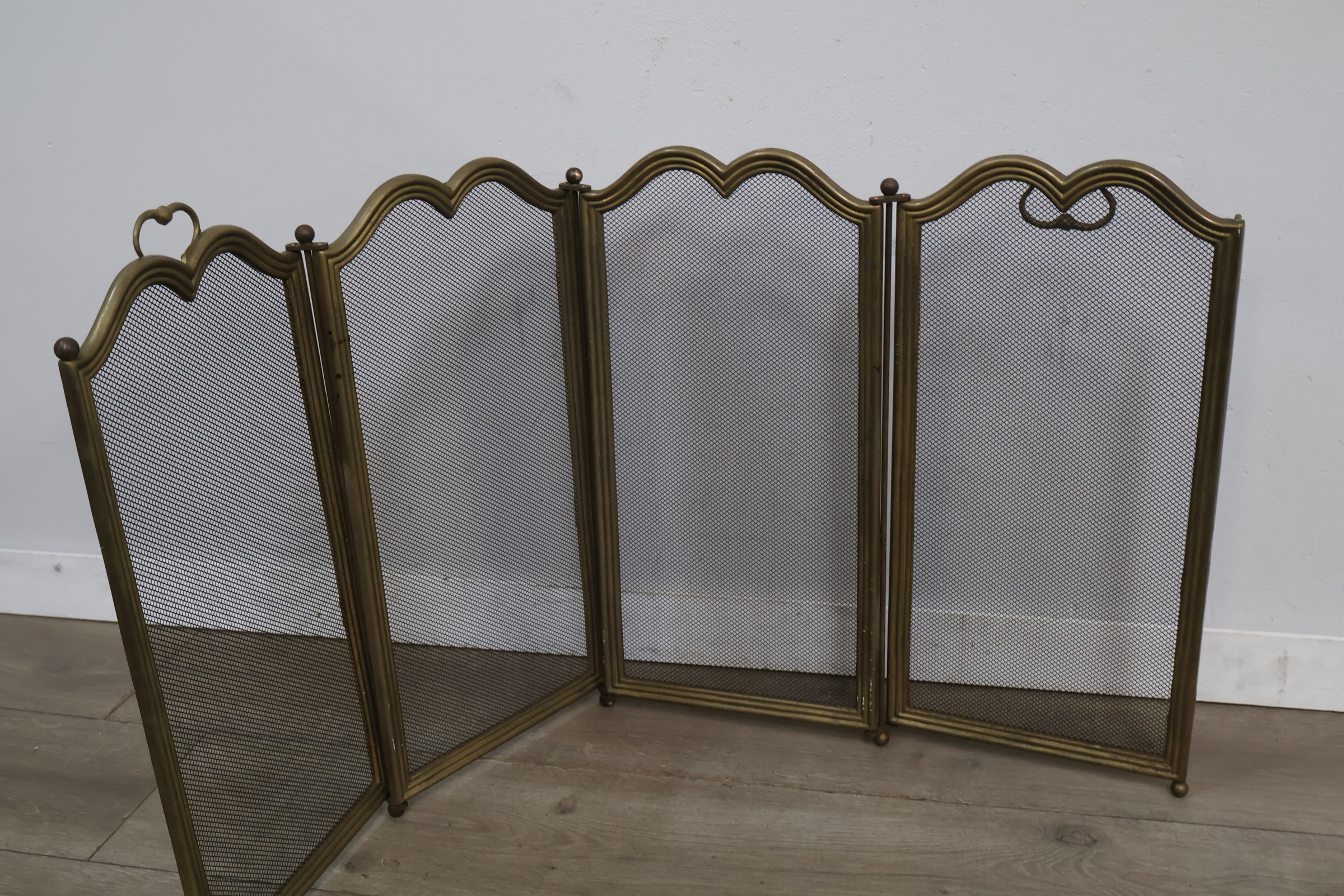 Messing Haardscherm – foto 5 – kavel bij GSD Auctions, Zoeterwoude