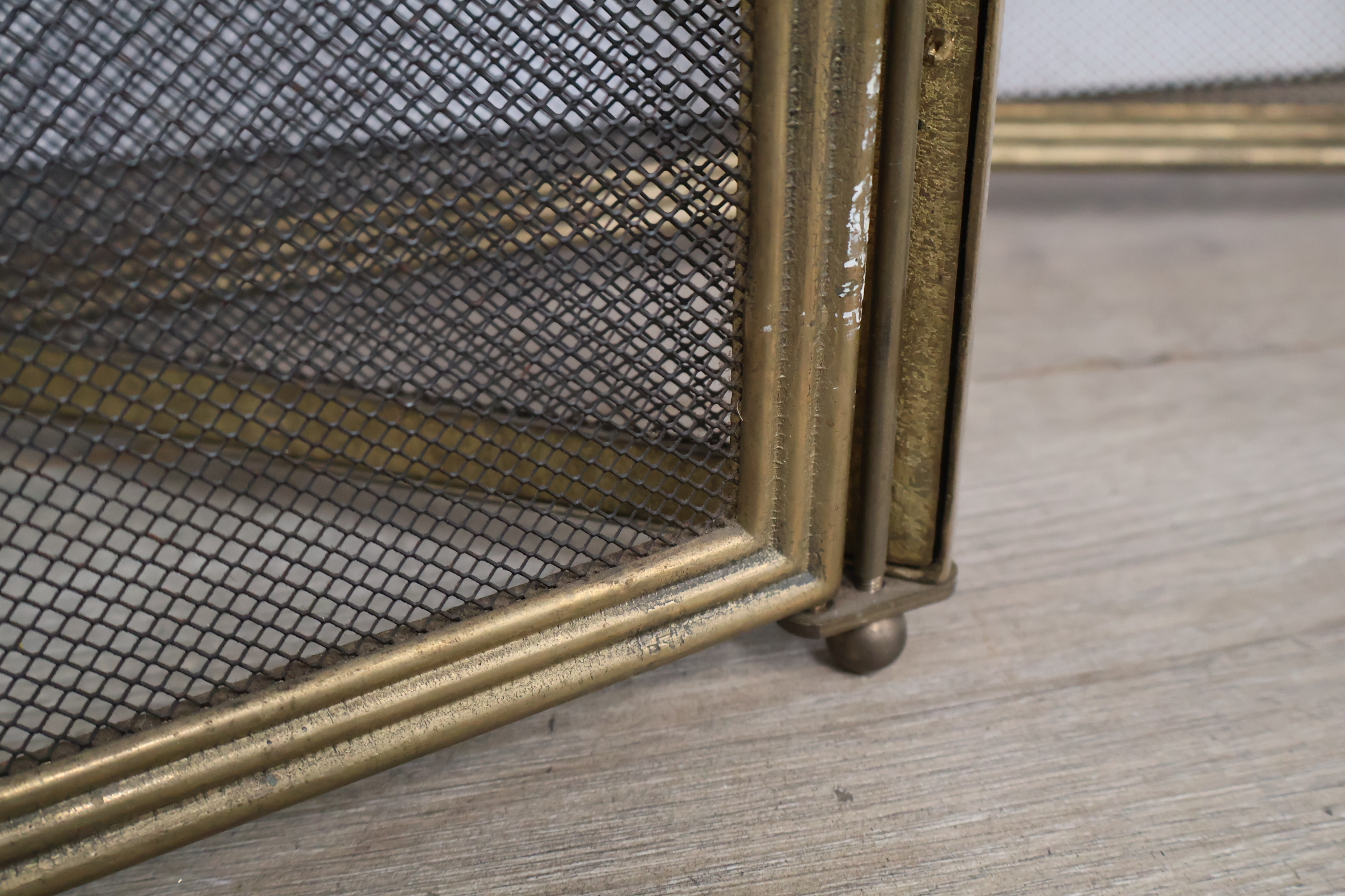 Messing Haardscherm – foto 6 – kavel bij GSD Auctions, Zoeterwoude