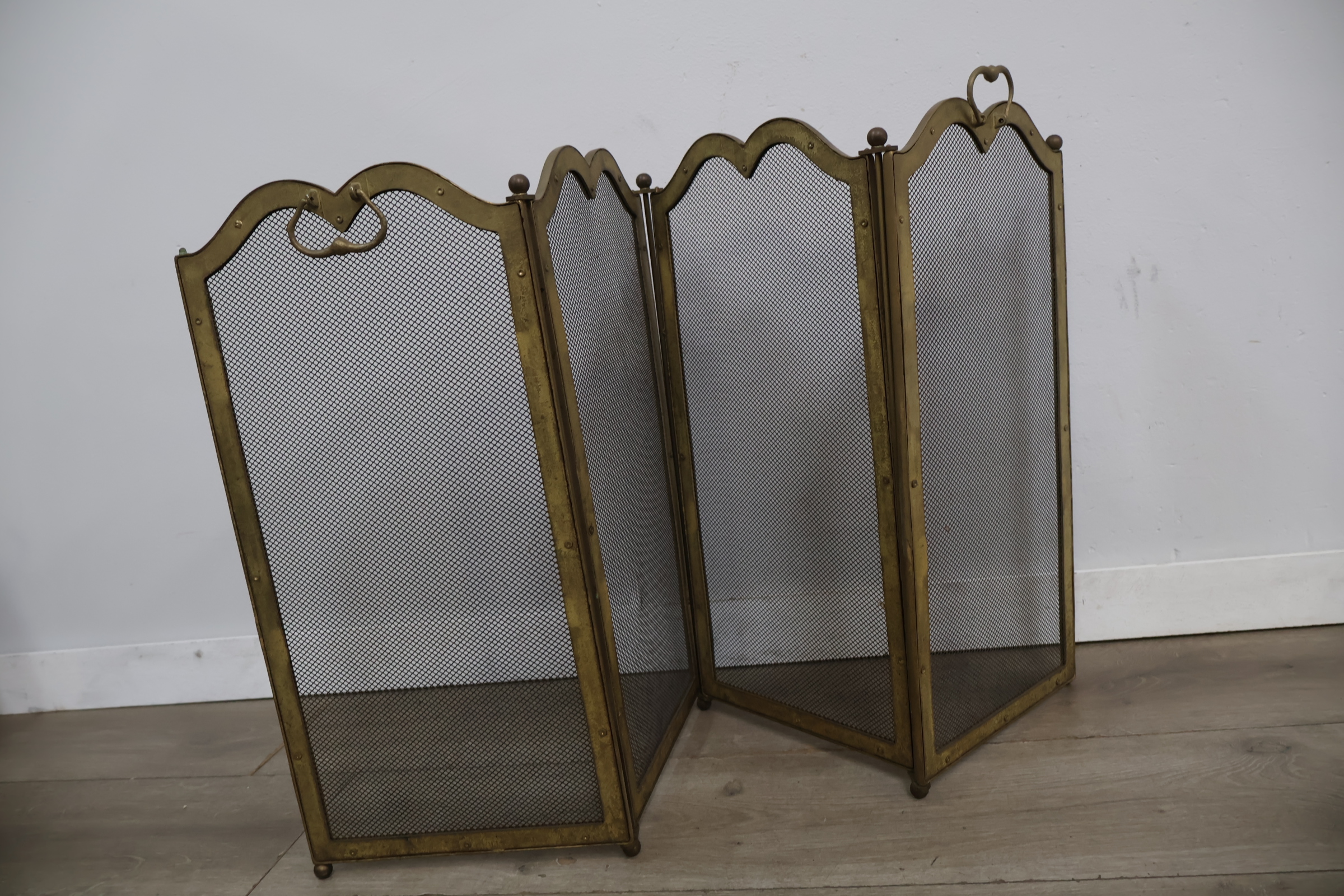 Messing Haardscherm – foto 9 – kavel bij GSD Auctions, Zoeterwoude
