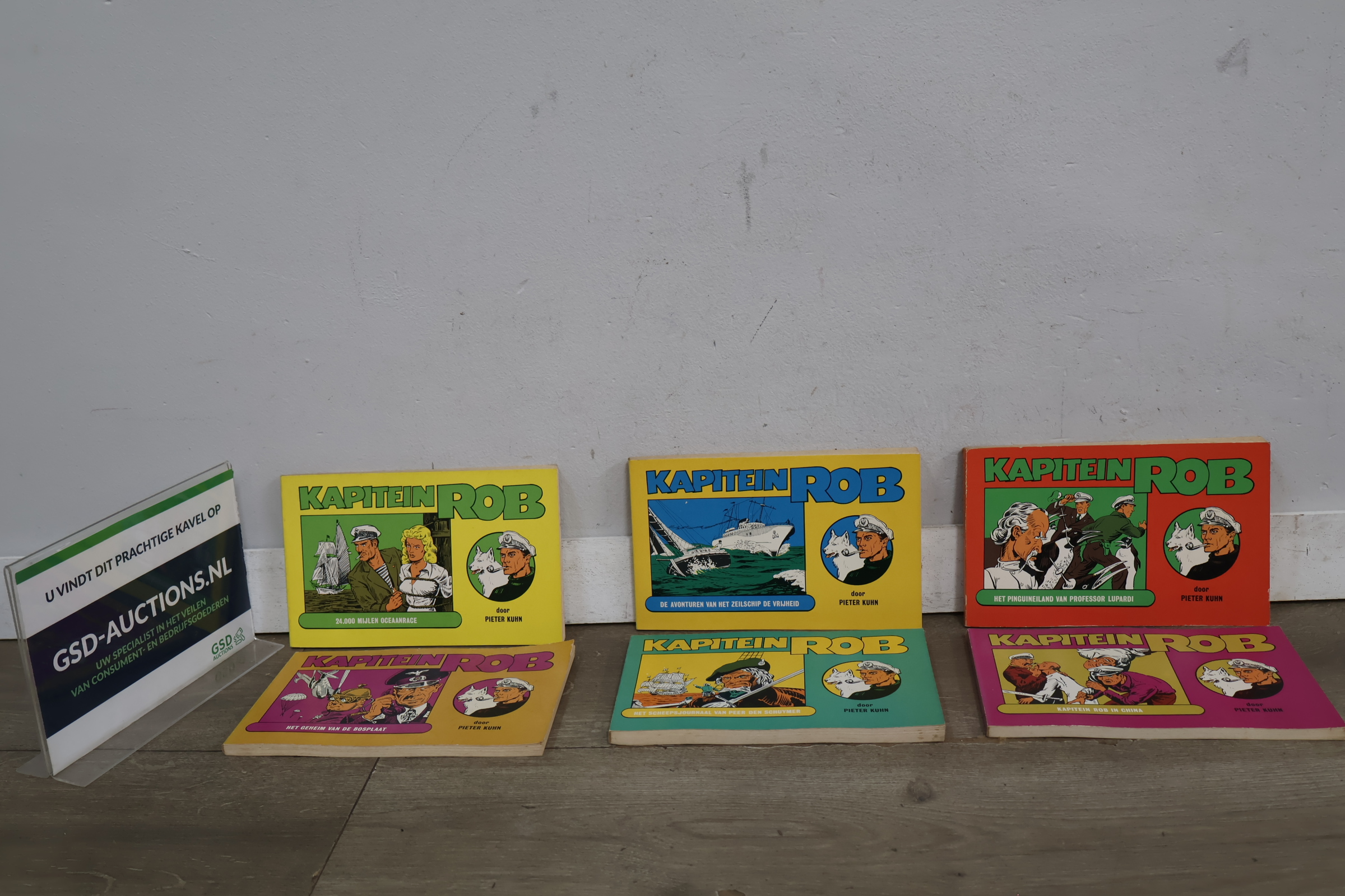 Kapitein Rob stripboeken set door Pieter Kuhn – foto 2 – kavel bij GSD Auctions, Zoeterwoude
