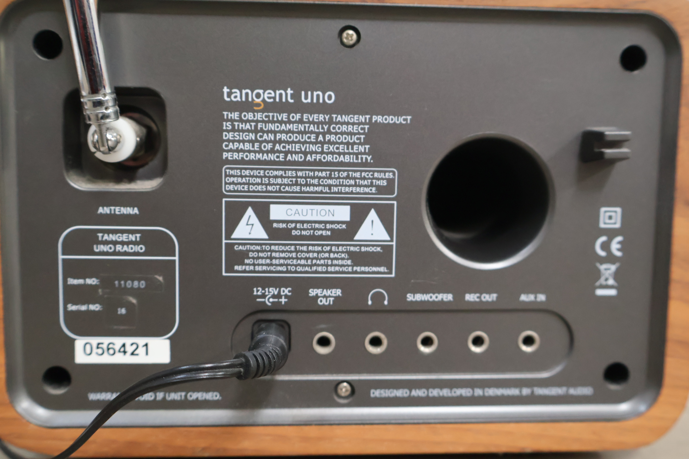 Tangent Uno Radio met houten behuizing – foto 8 – kavel bij GSD Auctions, Zoeterwoude