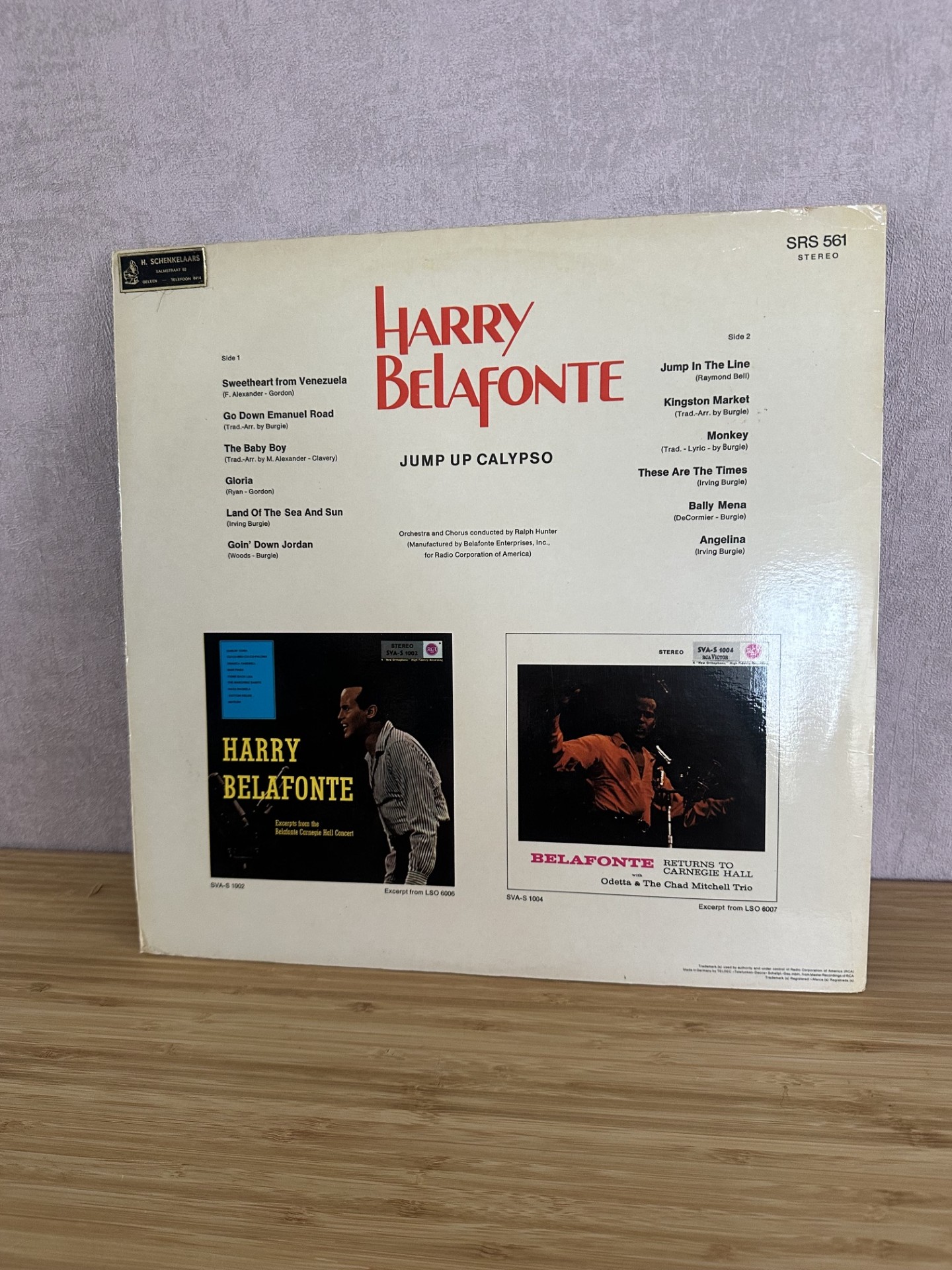 Harry belafonte jump up calypso lp Ongetest – foto 2 – kavel bij GSD Auctions, Zoeterwoude