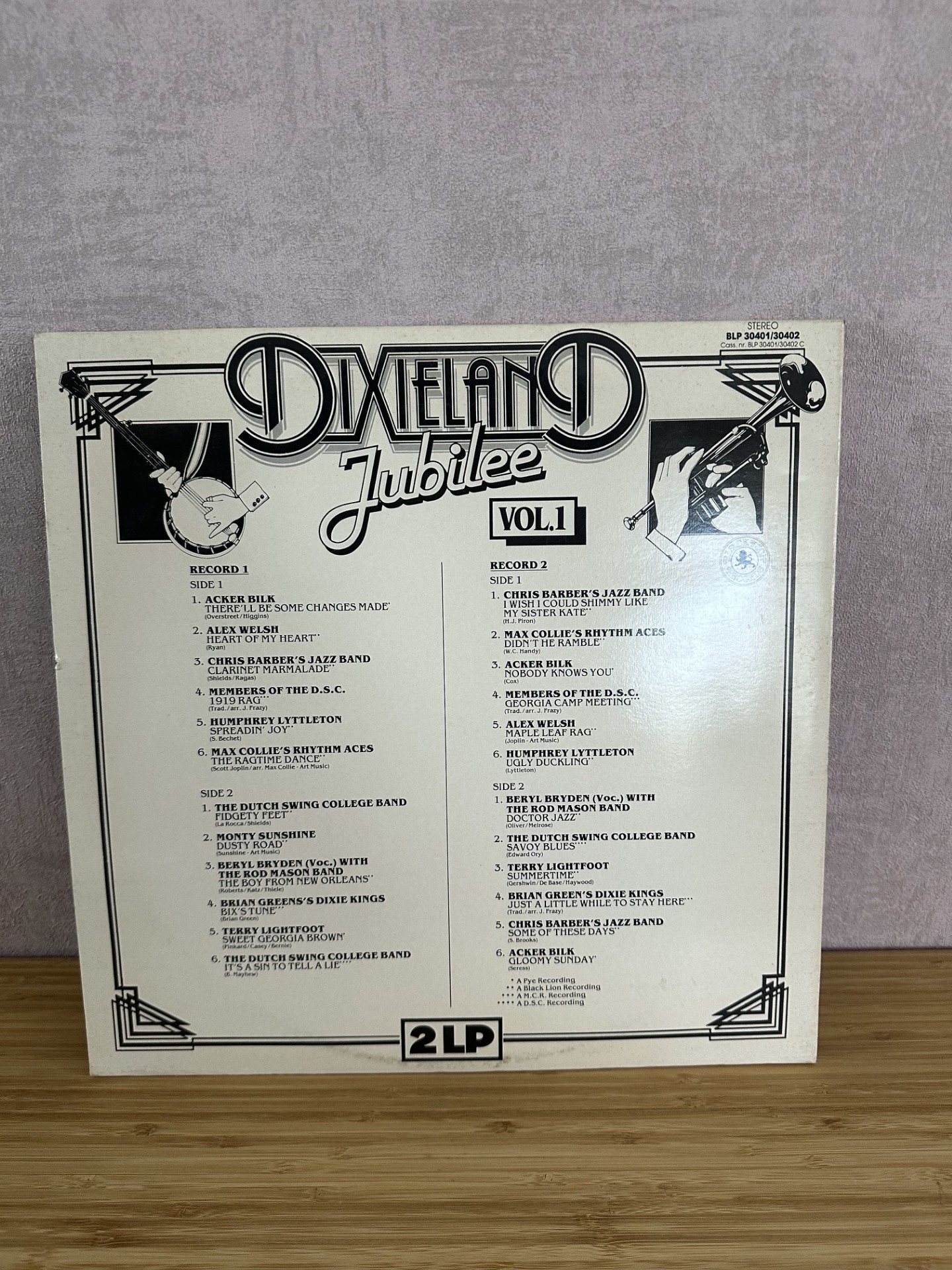Dixieland jubilee vol 1 dubbel lp Ongetest – foto 2 – kavel bij GSD Auctions, Zoeterwoude