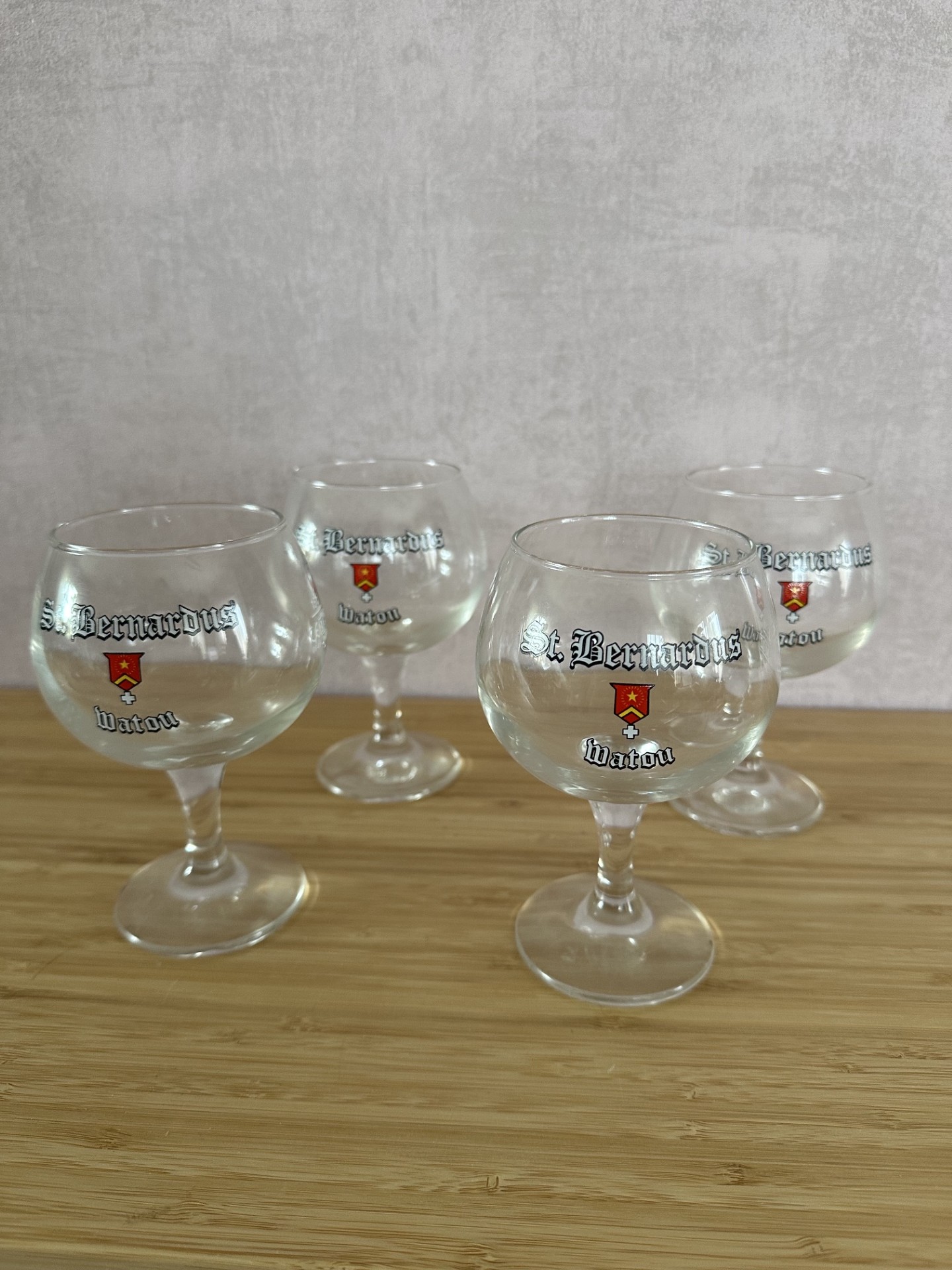 Set van 4 st Bernardus watou glazen – foto 2 – kavel bij GSD Auctions, Zoeterwoude