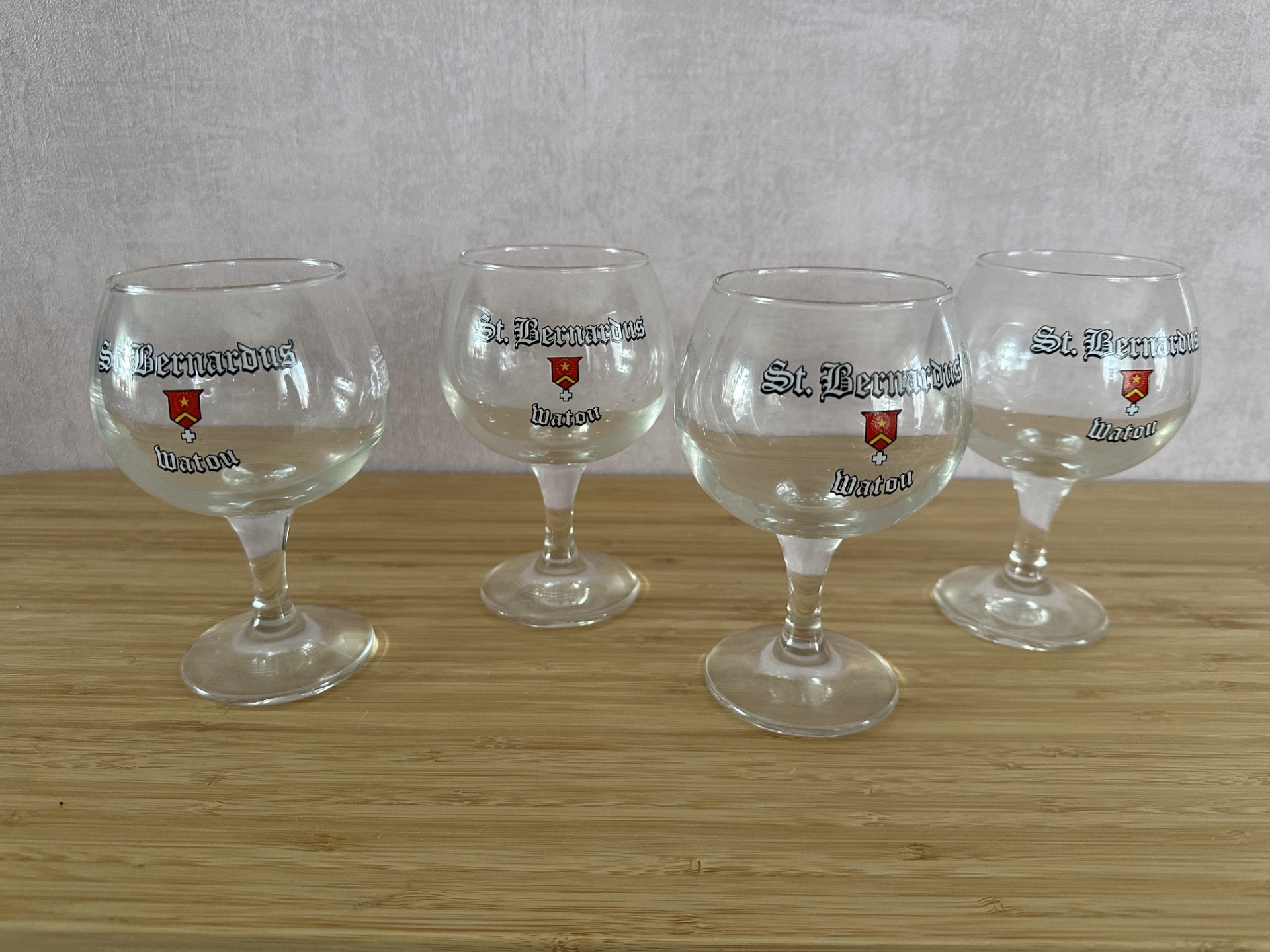Set van 4 st Bernardus watou glazen – foto 3 – kavel bij GSD Auctions, Zoeterwoude