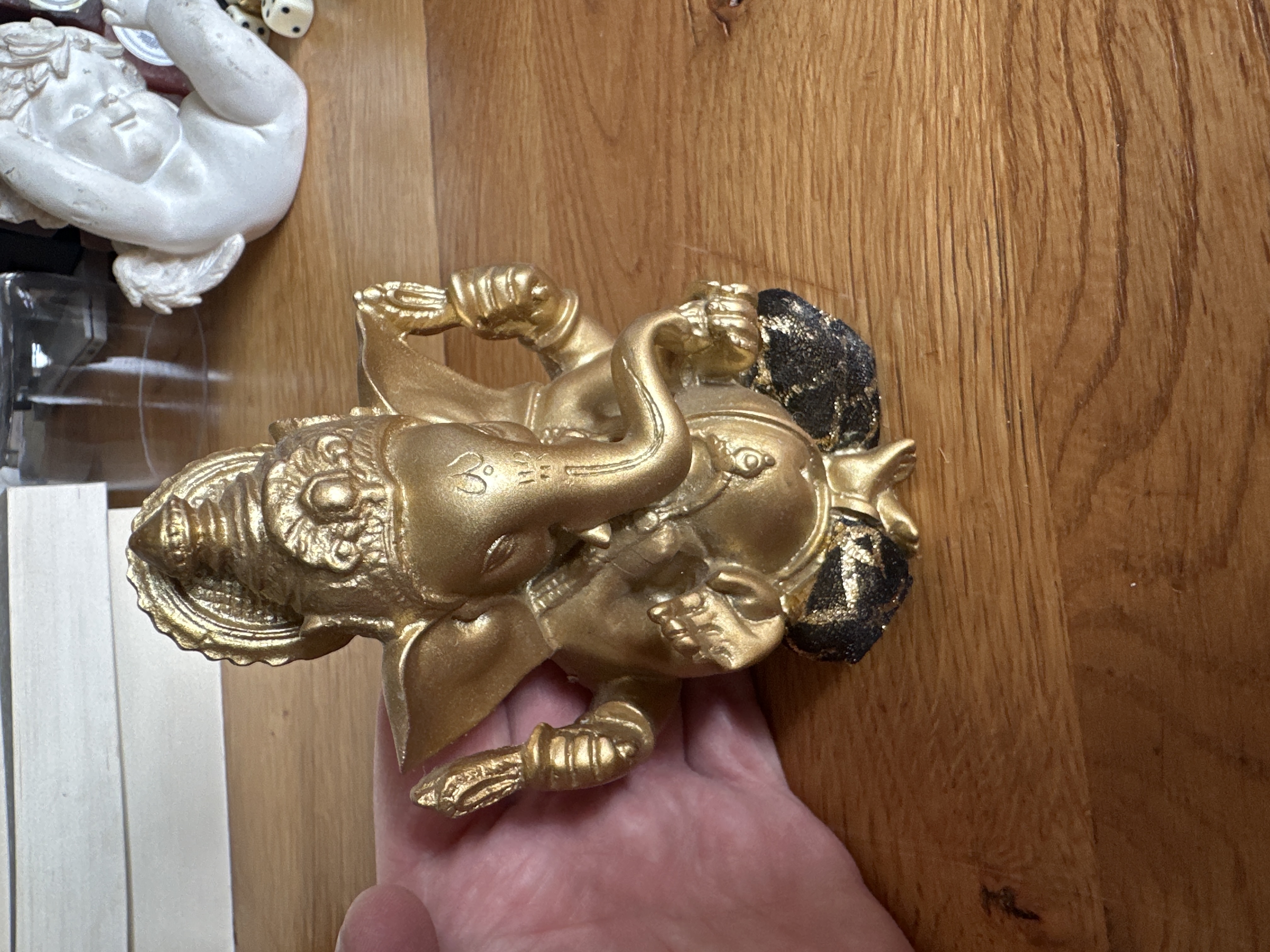 Beeldje ganesha olifanten god – foto 3 – kavel bij GSD Auctions, Zoeterwoude