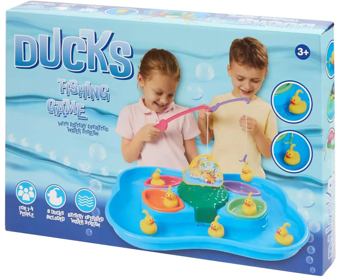 10x Eendjes vissen spel met batterijgevoede waterstraal – kavel bij GSD Auctions, Zoeterwoude